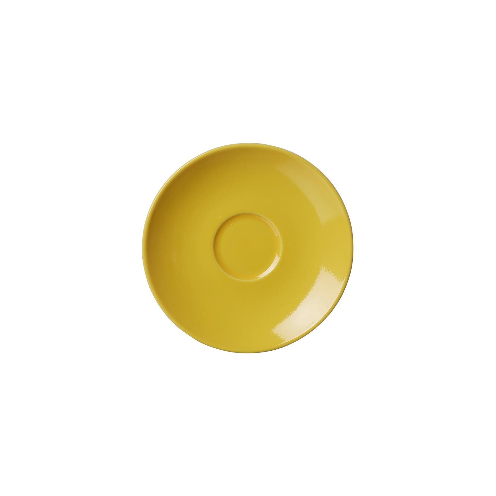Tasse RITZENHOFF & BREKER "Espressotasse mit Untertasse Doppio 80 ml", gelb, 2 tlg., Porzellan, Trinkgefäße, Tasse 2