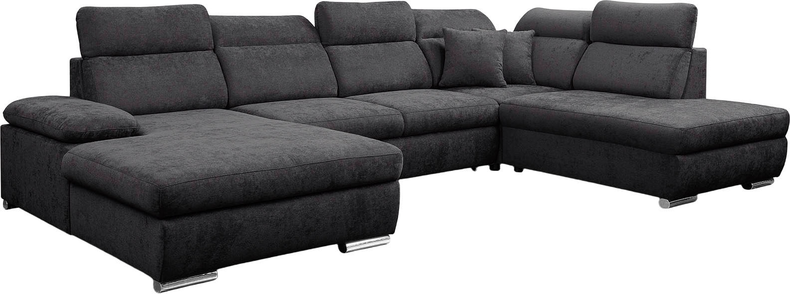 WERK2 Wohnlandschaft »Cordoba inkl. Bett, Bettkasten & Kopfteilfunktion, Breite 359 cm«