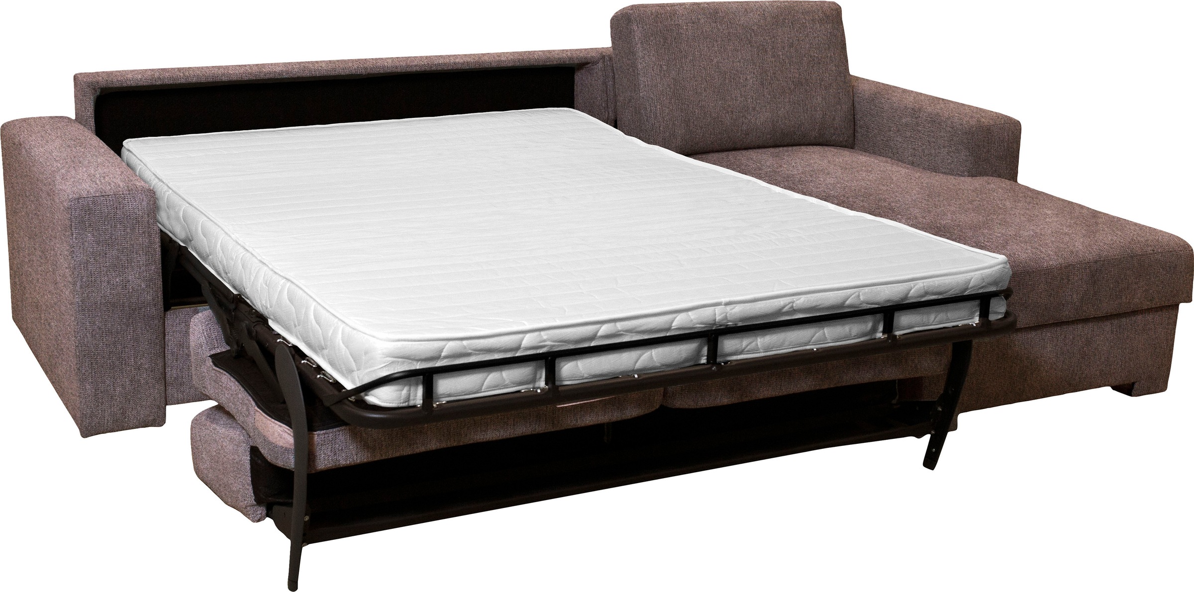 Home affaire Ecksofa Roma "L" Dauerschlaffunktion, mit Unterfederung, Matratzenhöhe 14cm, Liegemaße ca 163x198 cm, L-Form