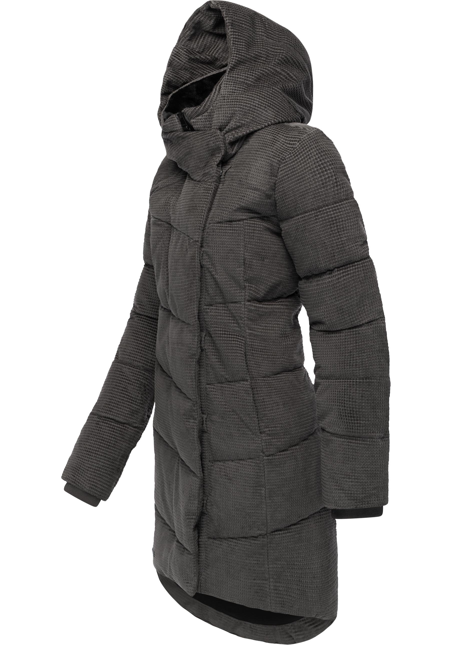 Ragwear Wintermantel »Pavla Cordy YOUMODO«, Wasserdichter Steppmantel in Kord-Optik