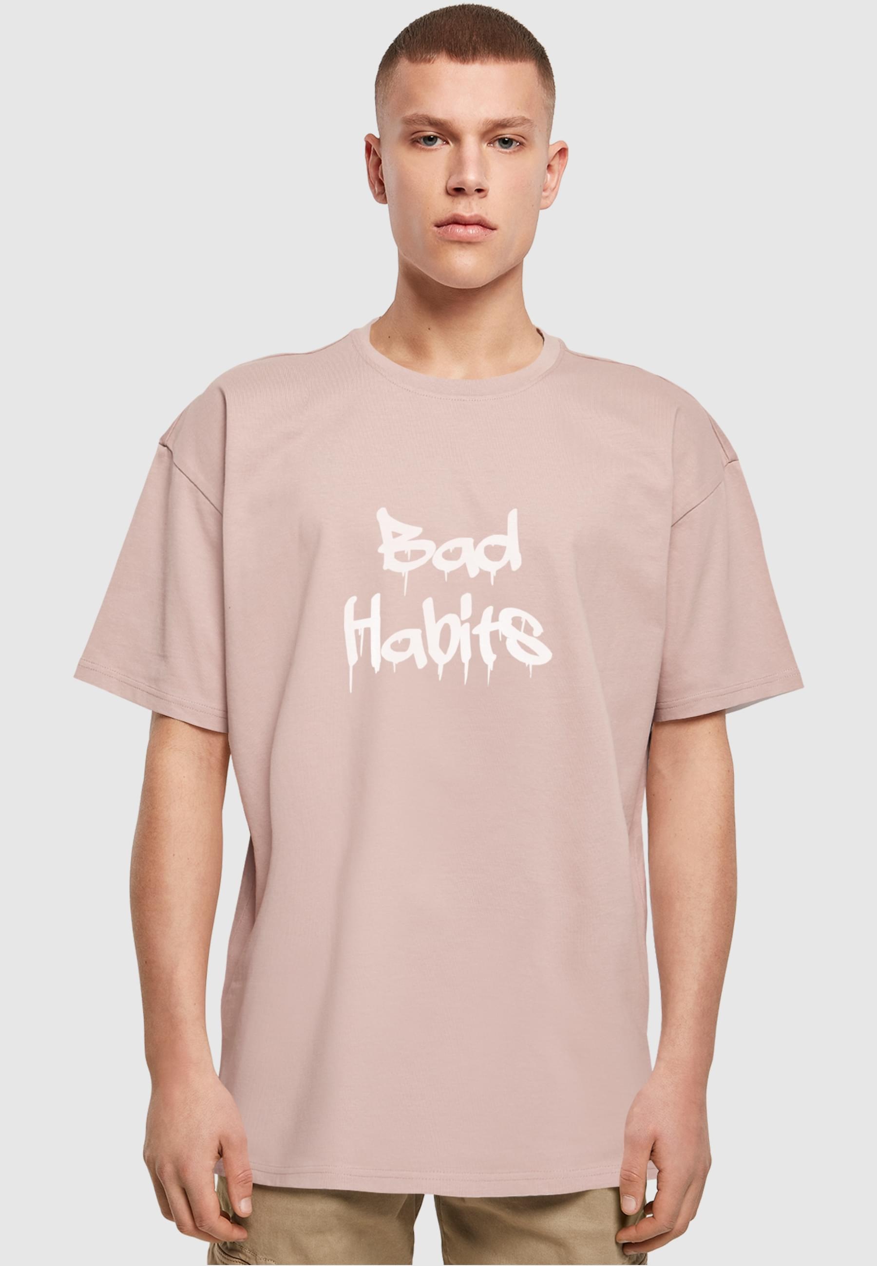 Merchcode T-Shirt »Merchcode Herren Bad Habits Heavy Oversize Tee«, (1 tlg.)