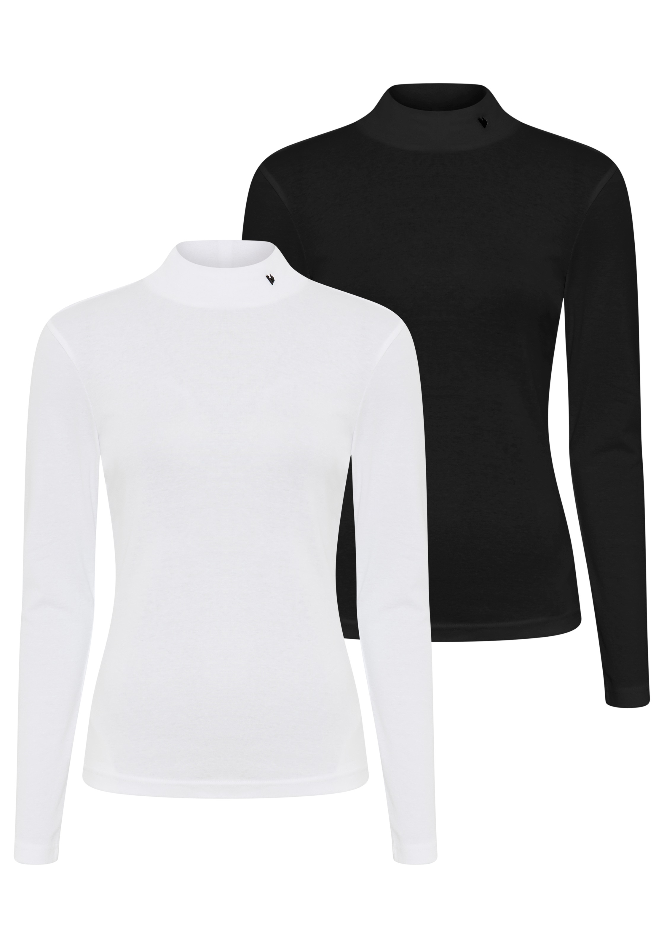 Bruno Banani Rollkragenshirt 2er-Pack, perfektes Basic mit Rollkragen günstig online kaufen