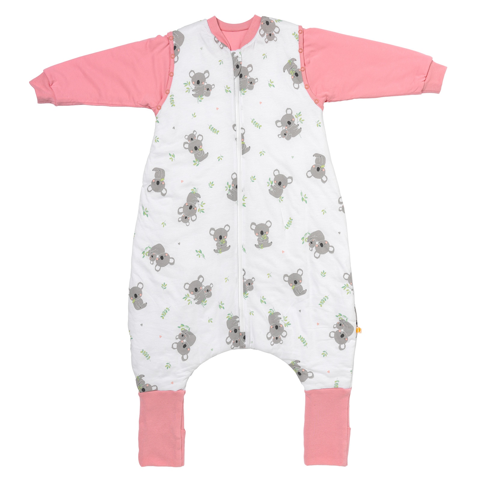 "Babyschlafsack SCHLUMMERSACK ""Schlafsack mit Füßen 3.5 Tog"" Gr. 100, rosa (koala), Schlafsäcke, Baby, L: 100cm, Obermaterial: 100% Baumwolle CO.