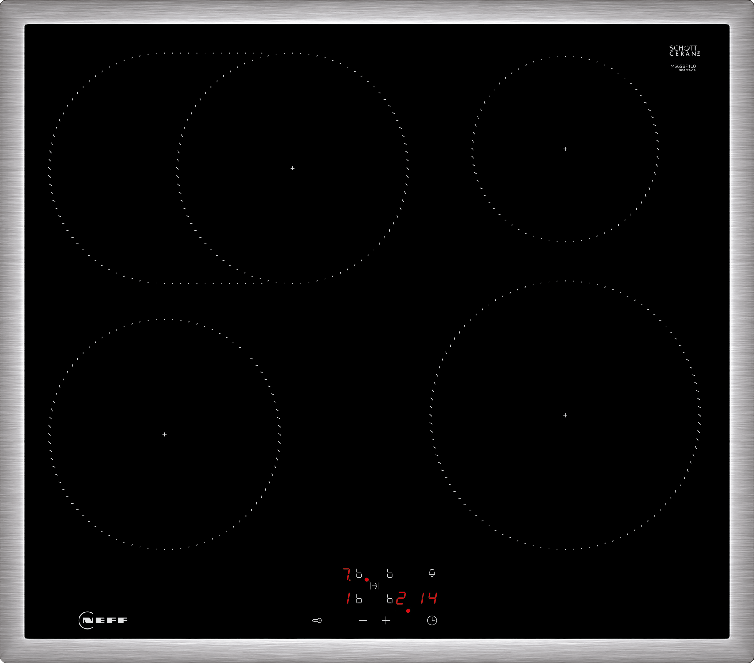 NEFF Elektro-Herd-Set "EX4PIB0", Energieeffizienz: A+ (A+++-D), schwarz, Herdsets 3