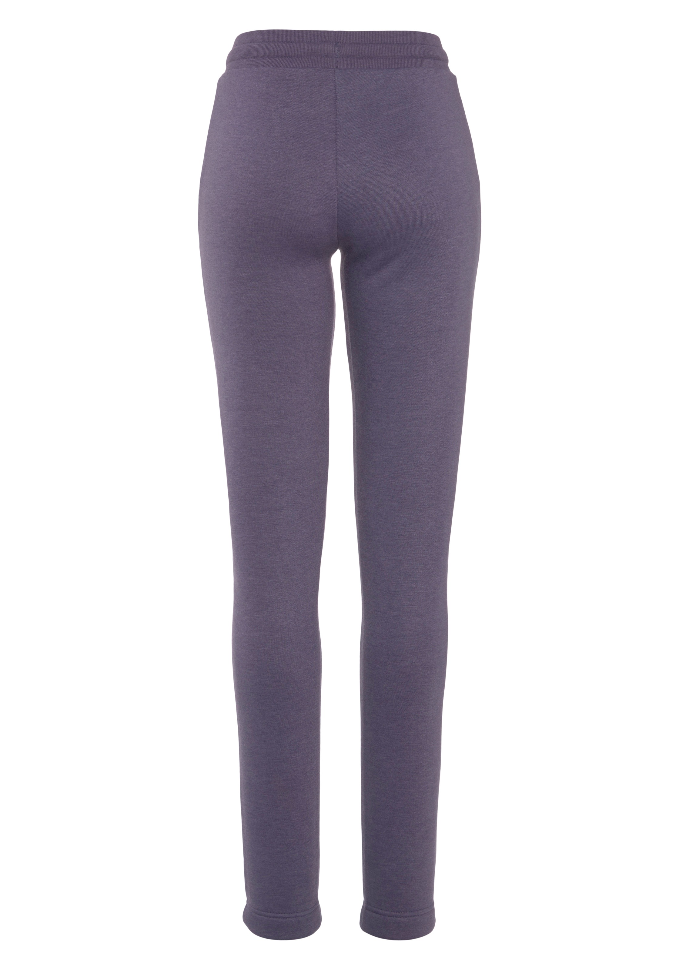 Jogginghose VIVANCE, Damen, Gr. 32/34, N-Gr, lila (lavendel), angeraute Sweatware, Obermaterial: 50% Polyester, 30% Viskose, 20% Baumwolle, unifarben, Basic, bequem knöchellang, Hosen Jogginghose, innen weich angeraut und mit seitlichen Taschen 3