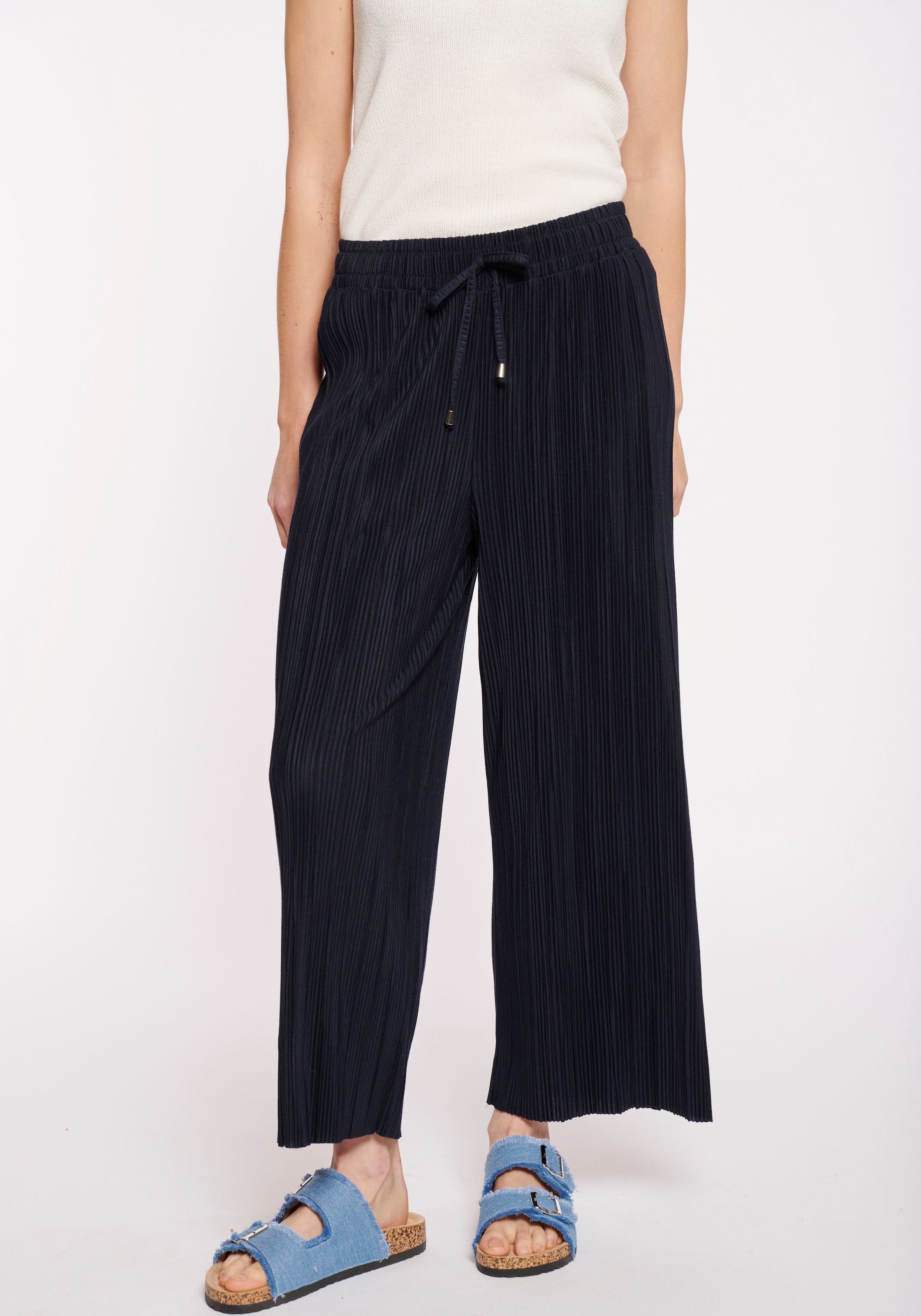 HaILY’S Schlupfhose "3/4 P TR Lo44retta", Sommerhose, mit Plisseefalten günstig online kaufen