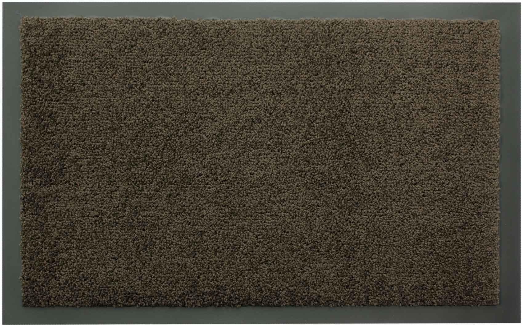 Primaflor-Ideen in Textil Fußmatte »DANCER, Made in Netherlands«, rechteckig, 6 mm Höhe, Schmutzfangmatte, Uni-Farben, große Farbauswahl, waschbar