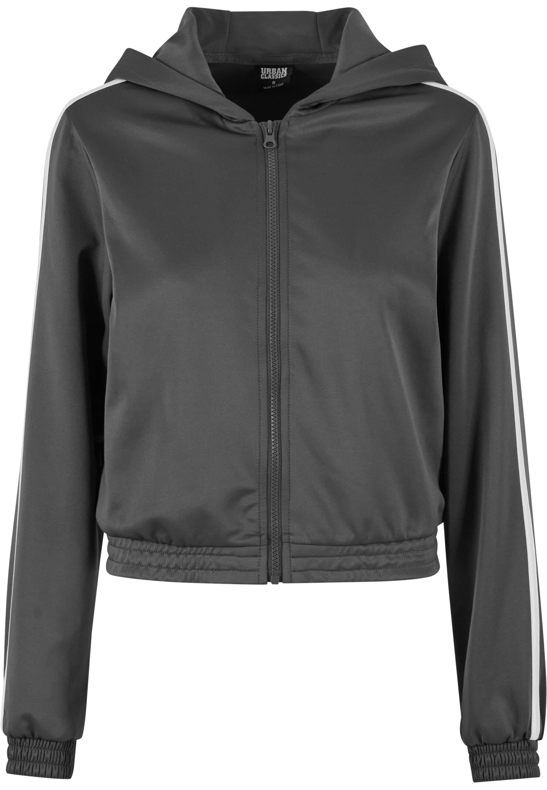 URBAN CLASSICS Trainingsjacke "Urban Classics Ladies Cropped Track Jacket", günstig online kaufen