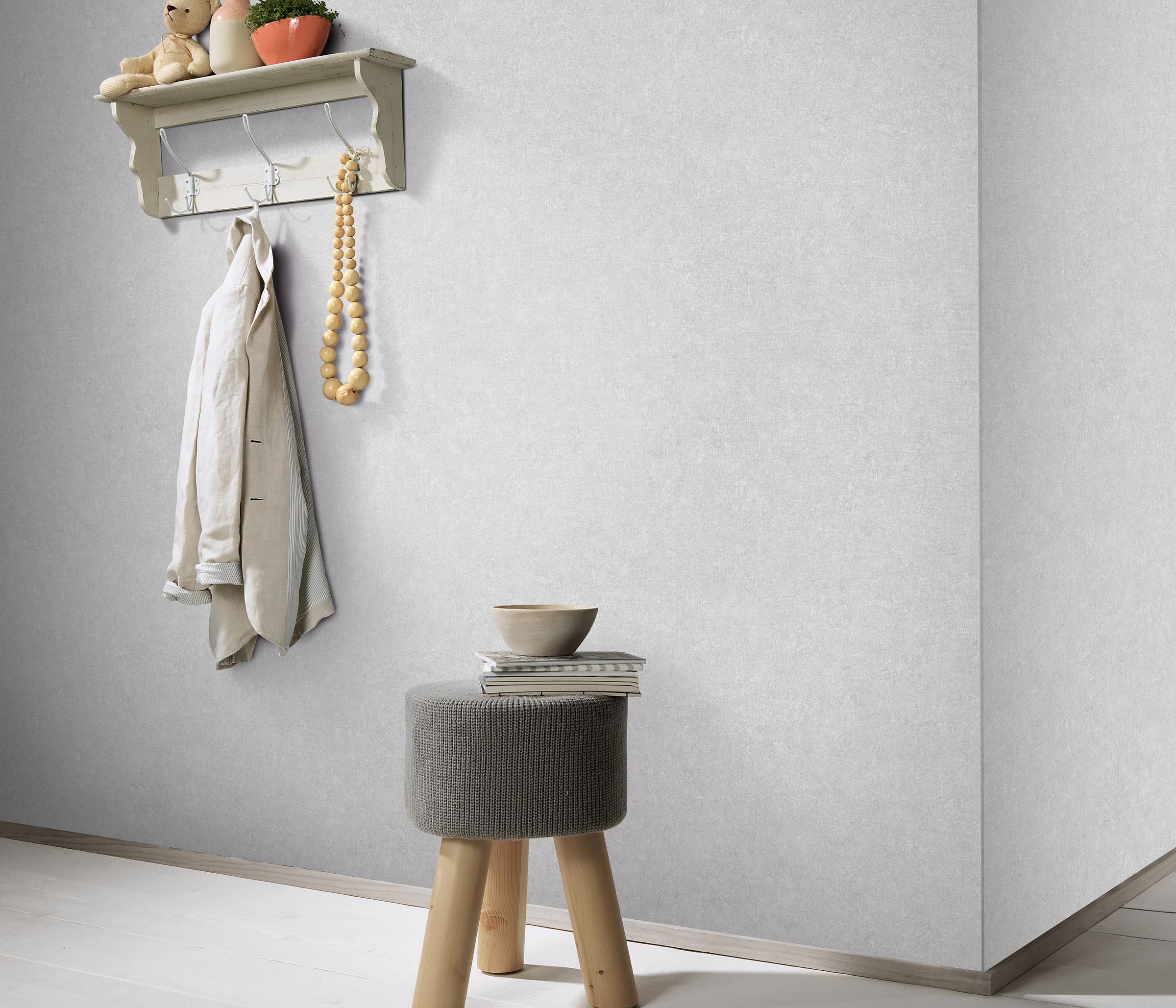 Erismann Vliestapete »Vliestapete DASH«, Ton-in-Ton-unifarben-Strukturmuster-matt, Phthalate frei