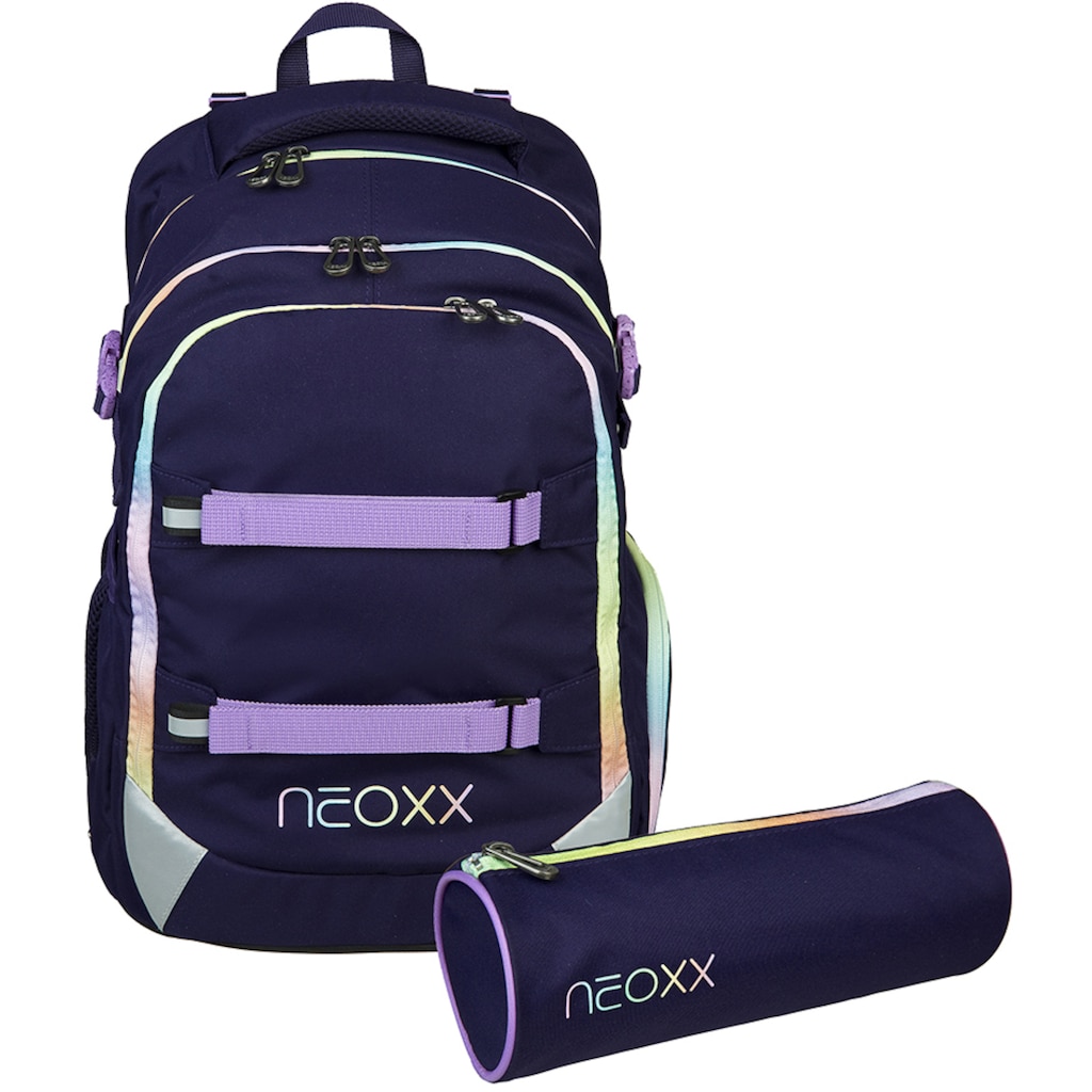 neoxx Schulrucksack »Active, Mindful Magic«, reflektierende Details