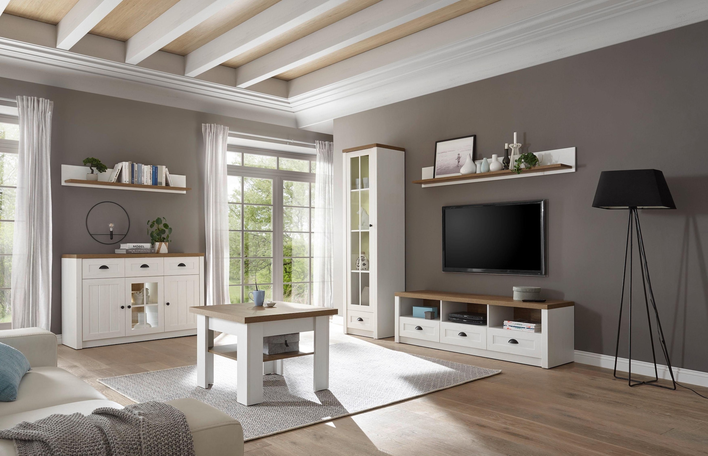 Home affaire Wohnwand "Beauvais" 3 Stk. tlg. günstig online kaufen