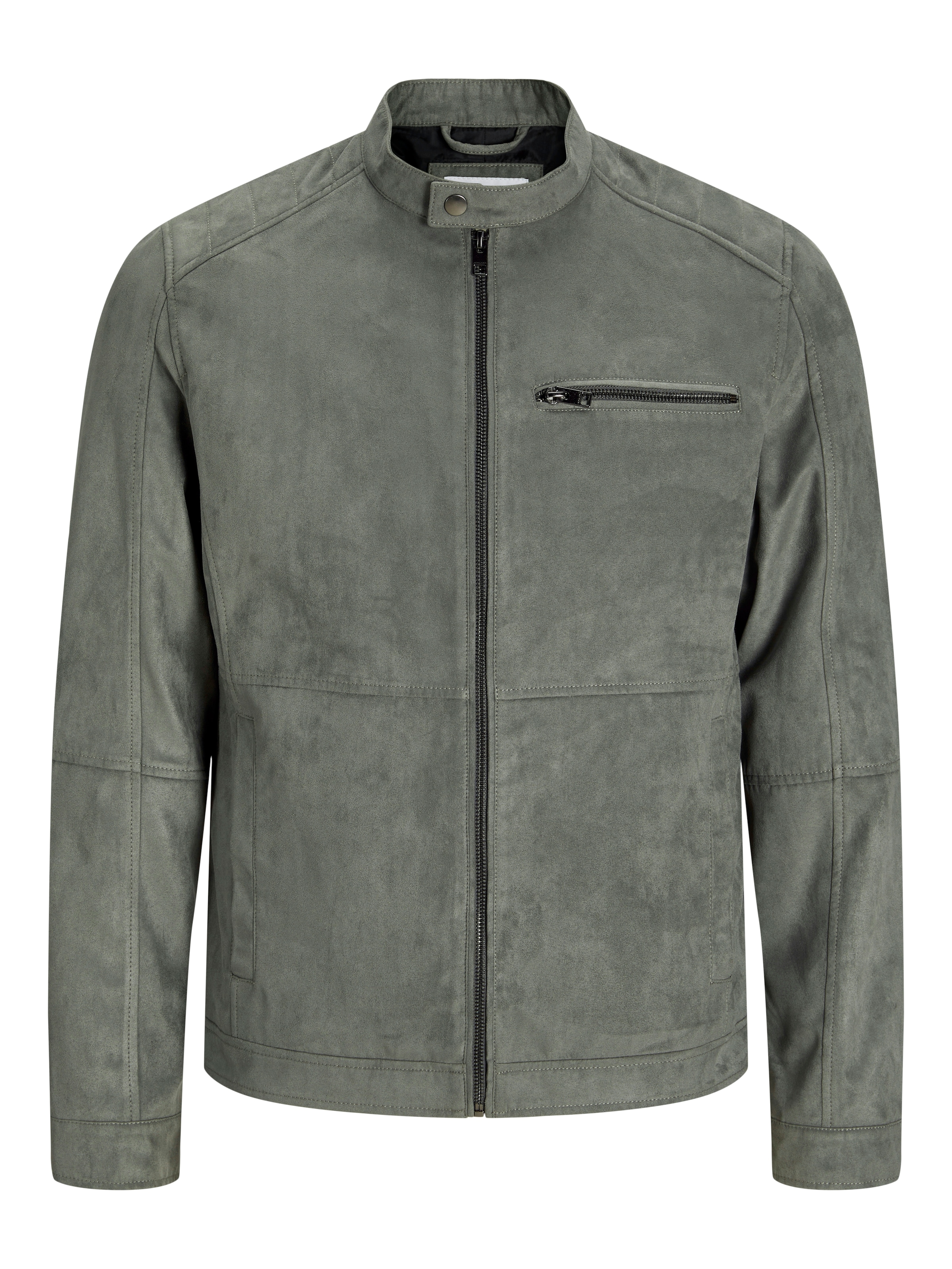 Jack & Jones Bikerjacke »JJEDYLAN BIKER JACKET NOOS«, ohne Kapuze, mit Brusttasche