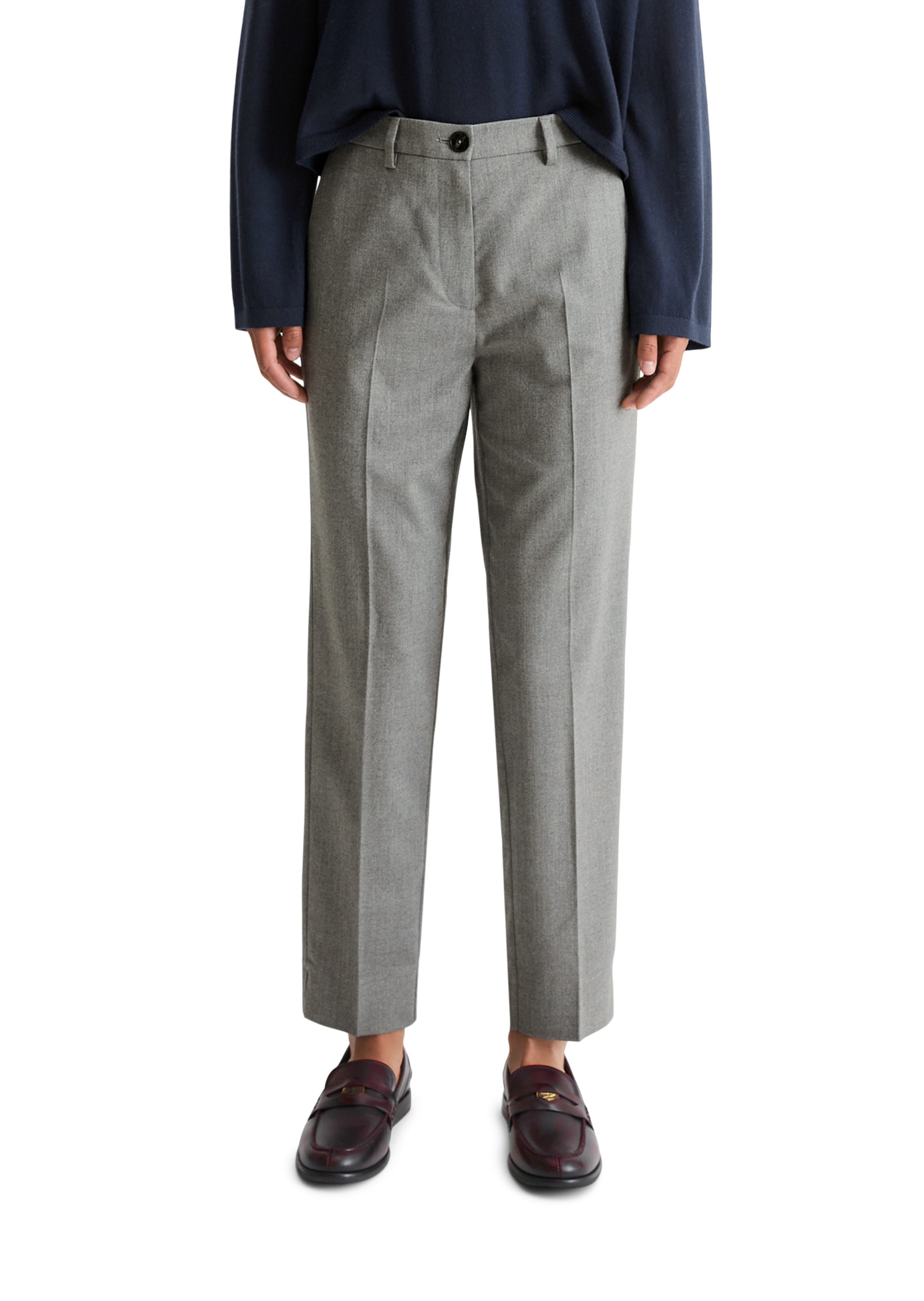 Marc O'Polo Chinohose »aus garngefärbtem Polyester-Viskose-Mix«