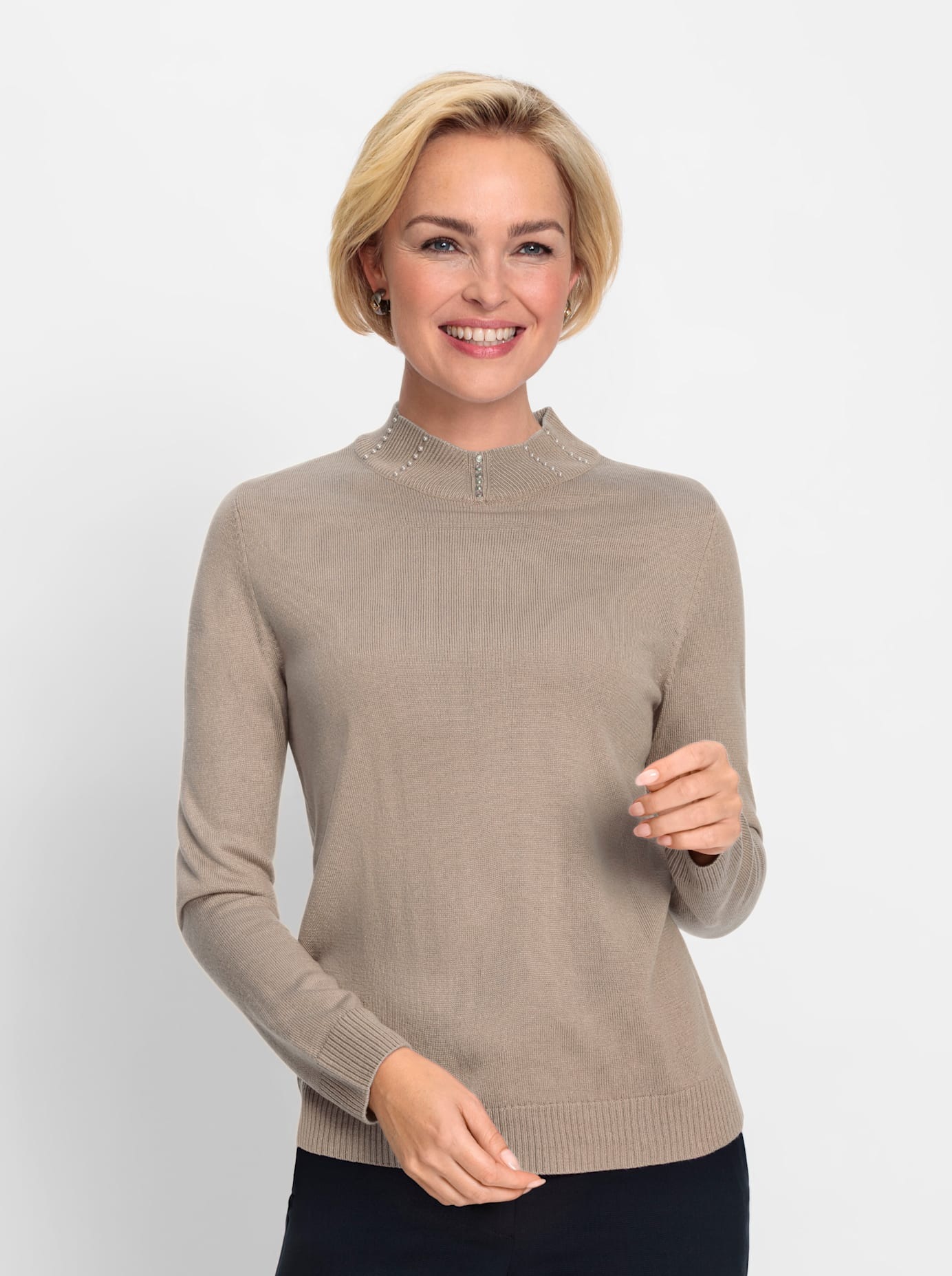 Inspirationen Strickpullover "Polopullover" günstig online kaufen