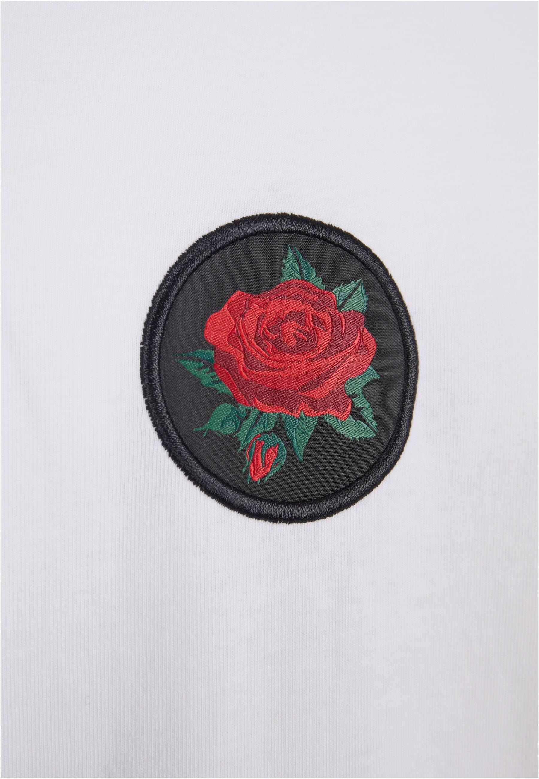 MisterTee Kurzarmshirt »MisterTee Herren Rose Patch Tee«, (1 tlg.)