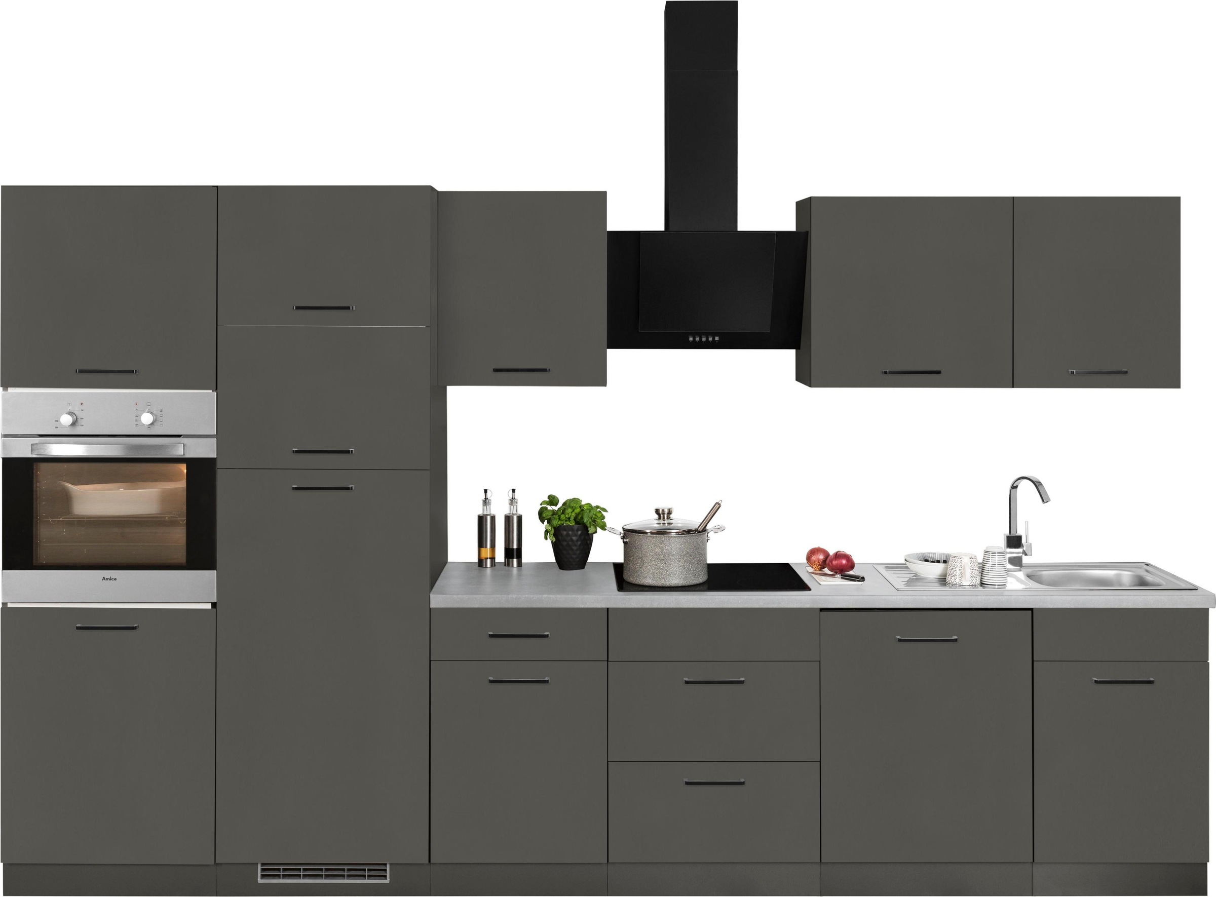 wiho Wahlweise »Esbo« Küchenzeile mit BAUR Aufbauservice Küchen |