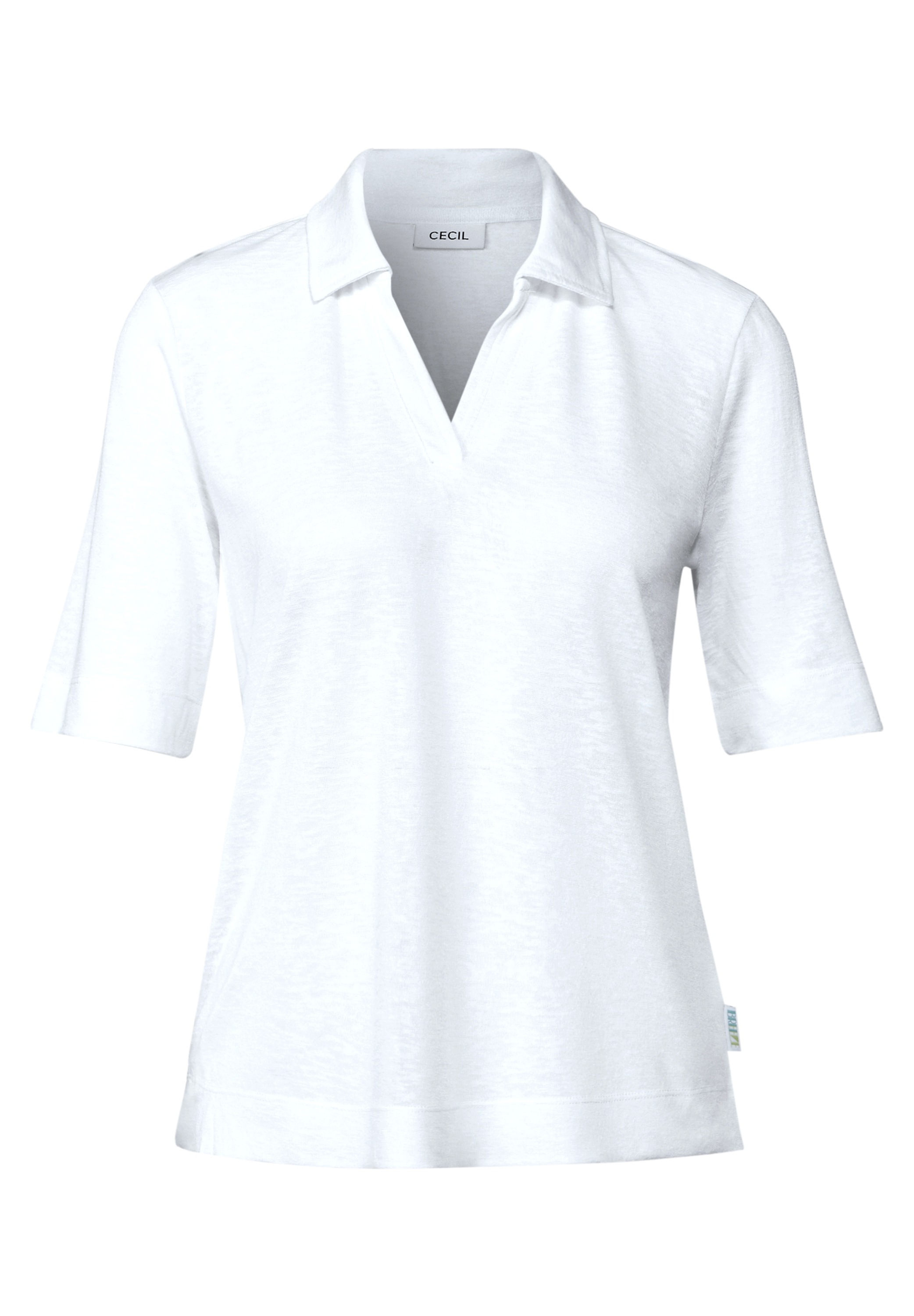Cecil Poloshirt, aus softem Materialmix