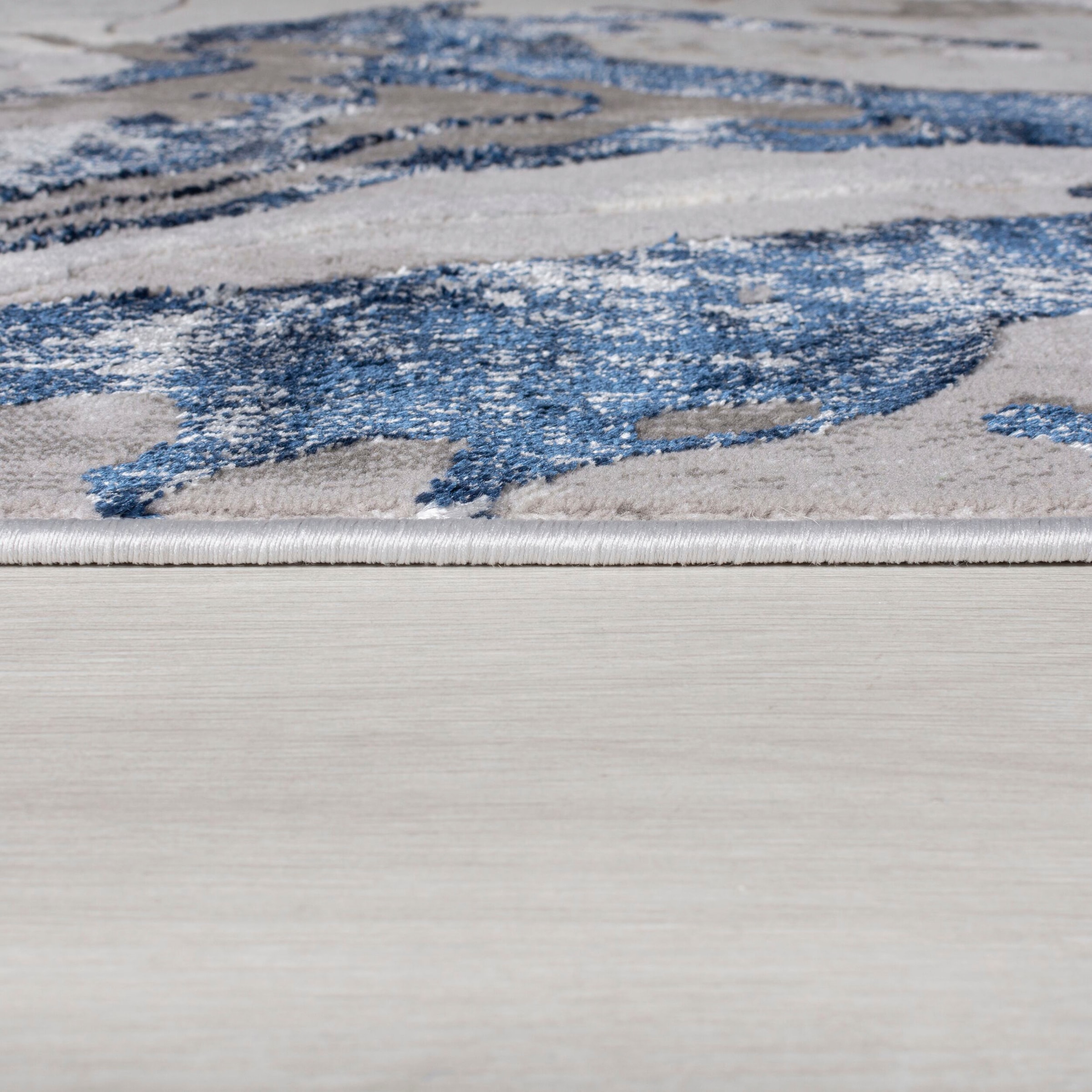 FLAIR RUGS Läufer »Marbled«, rechteckig, 12 mm Höhe, dezenter Glanz, mehrfarbig, modernes Marmor-Design, Teppichläufer