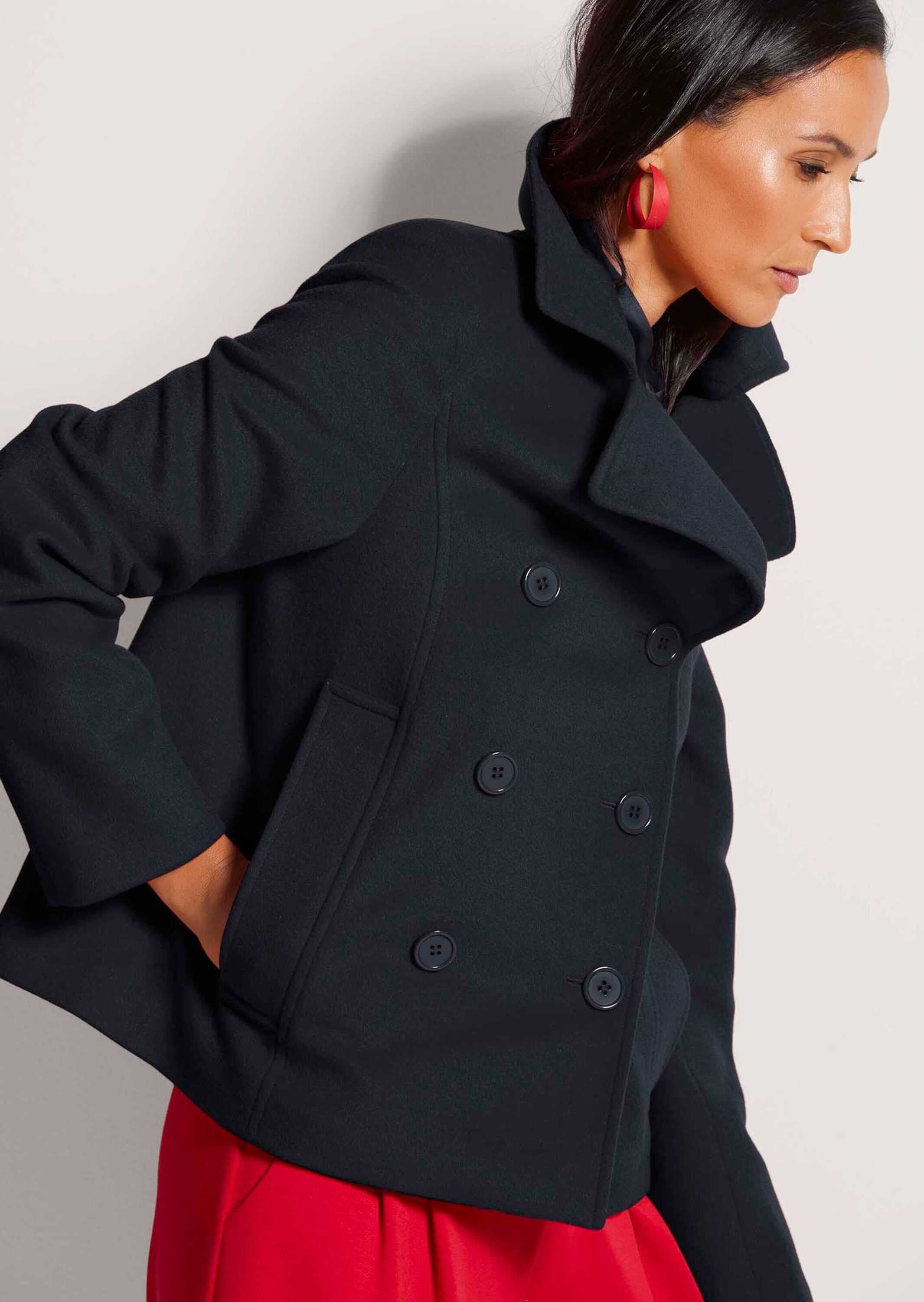 MADELEINE Kurzjacke »Caban Elegante Caban-Jacke mit Taschen«
