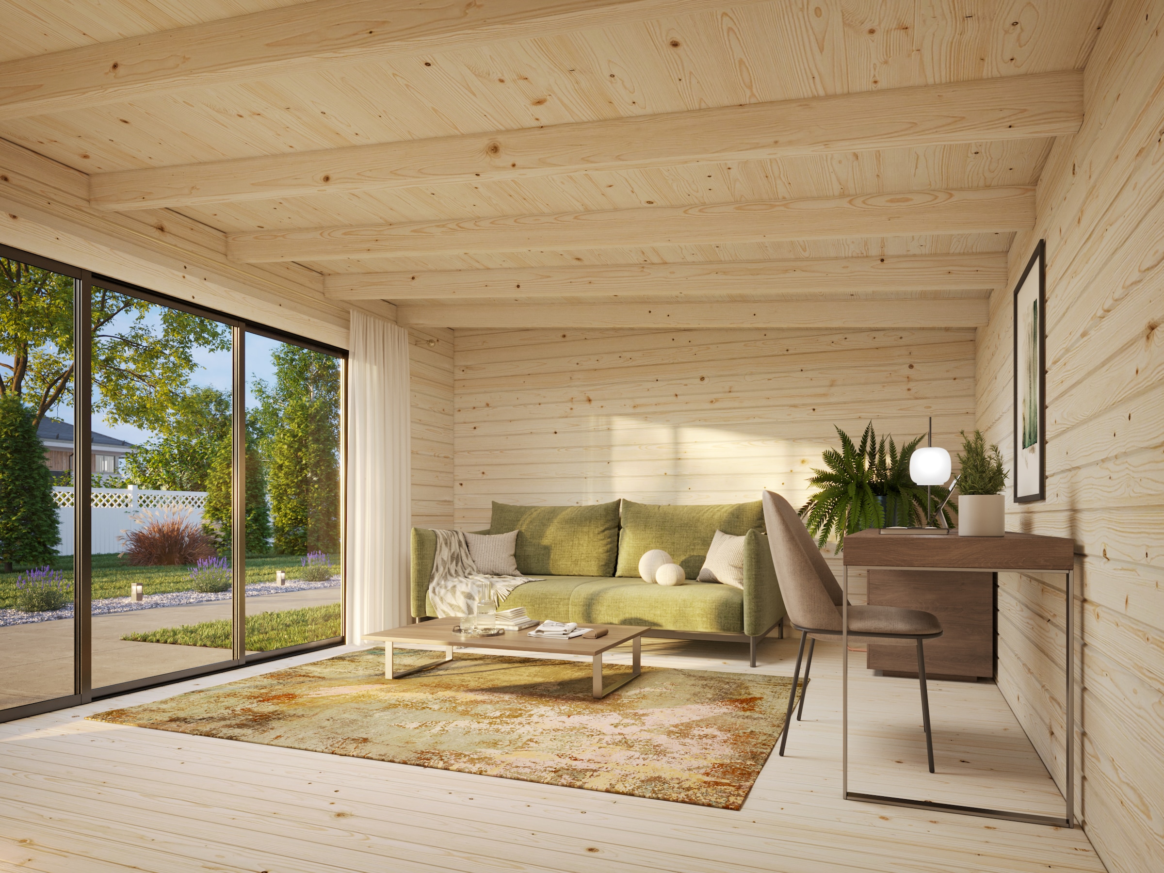 Palmako Gartenhaus »Lea 19,4 m², Slide«