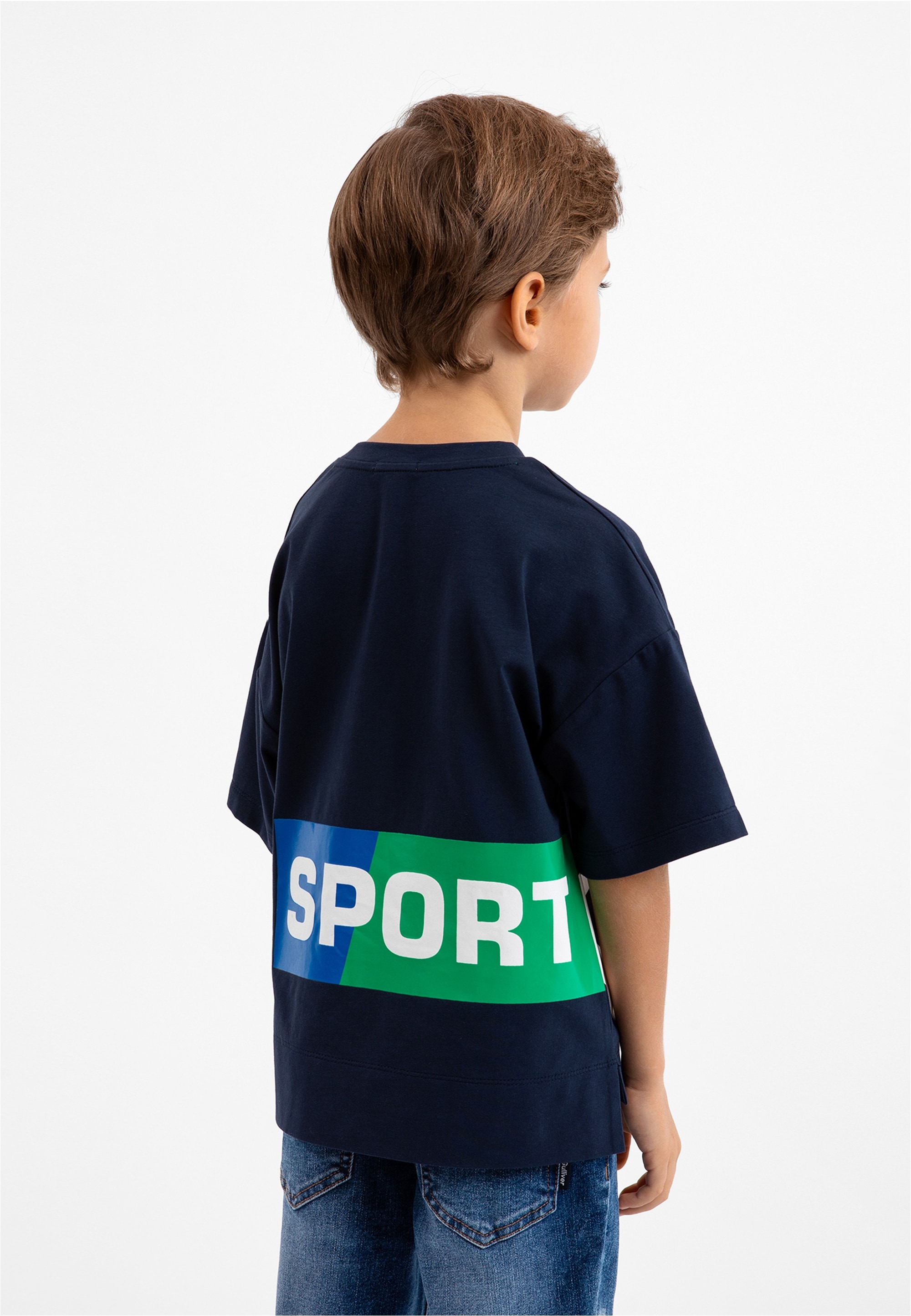 Gulliver T-Shirt, mit großem Logodruck