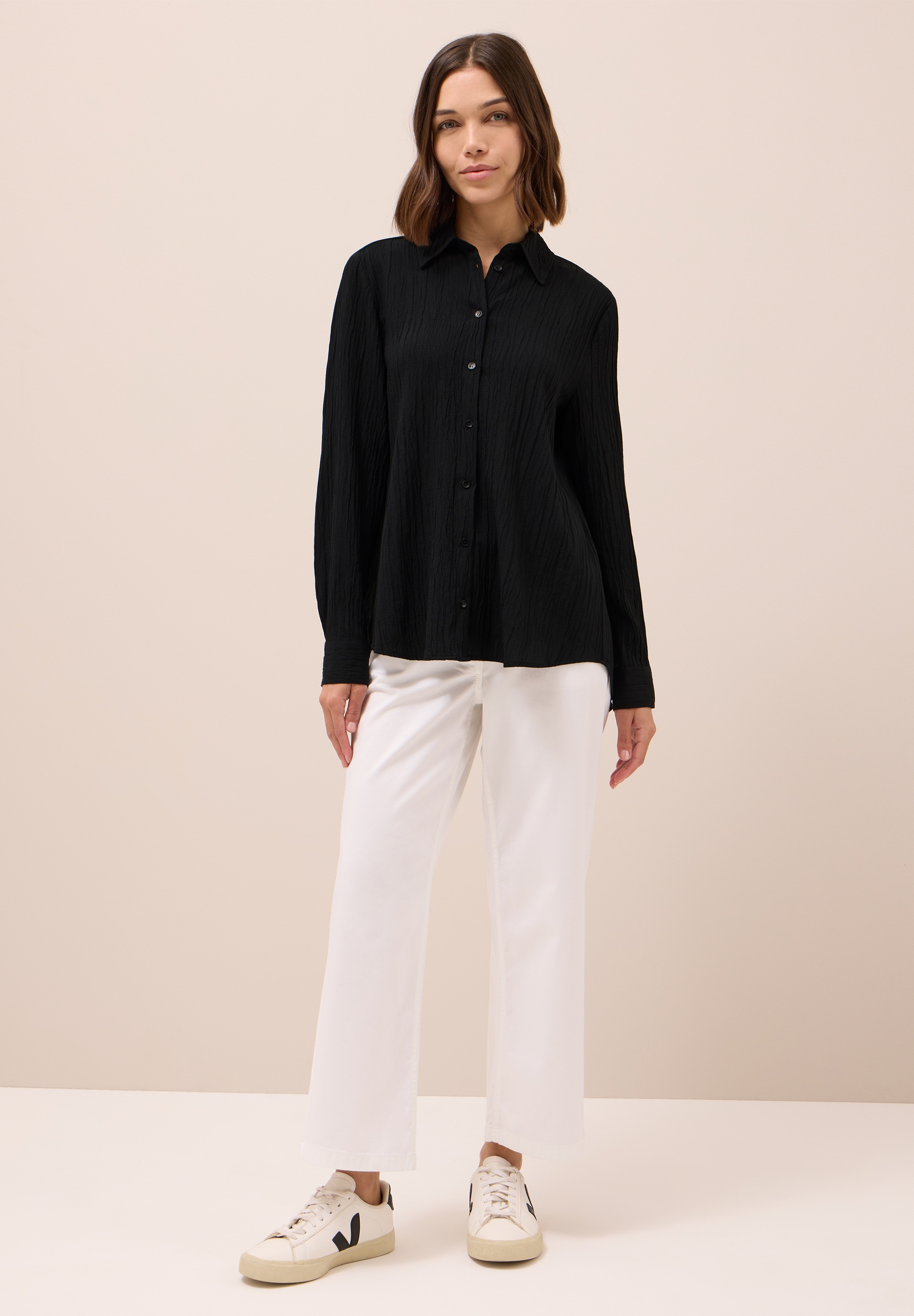 Thumbnail - Cecil Hemdbluse, aus stretchigem Viskosematerial