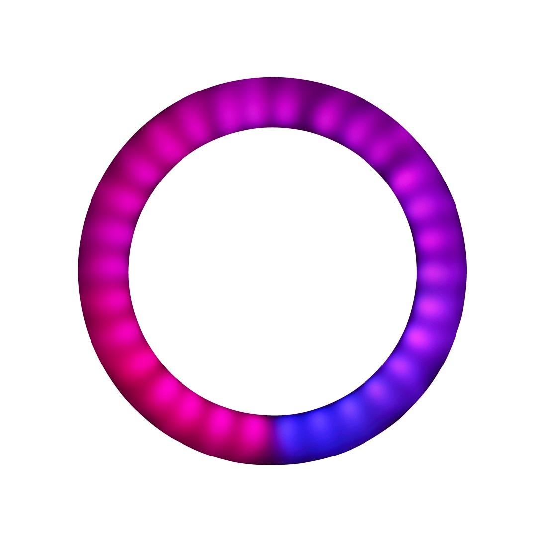 Hama Ringlicht »LED-RGB-Ringleuchte, Ringlicht, Smartphone-Set, faltbar«