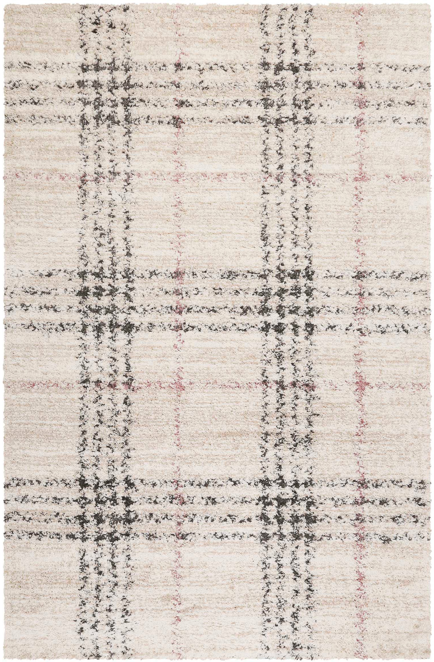Thumbnail - Esprit Hochflor-Teppich "Nora ESP-80336", rechteckig, 30 mm Höhe, Shaggy, Langflor, mit Karo-Muster, Wohnzimmer