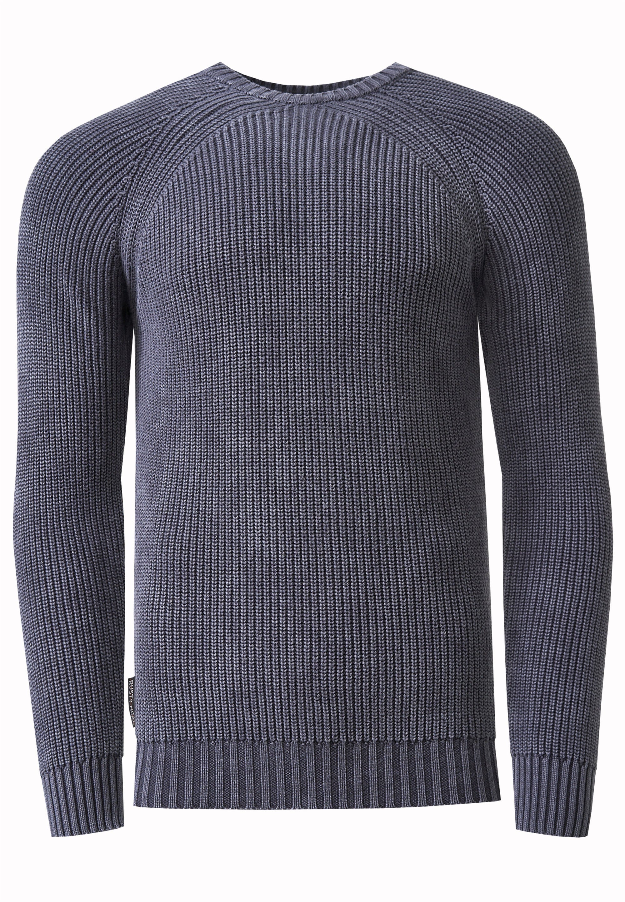 Rusty Neal Strickpullover, im einfarbigen Design