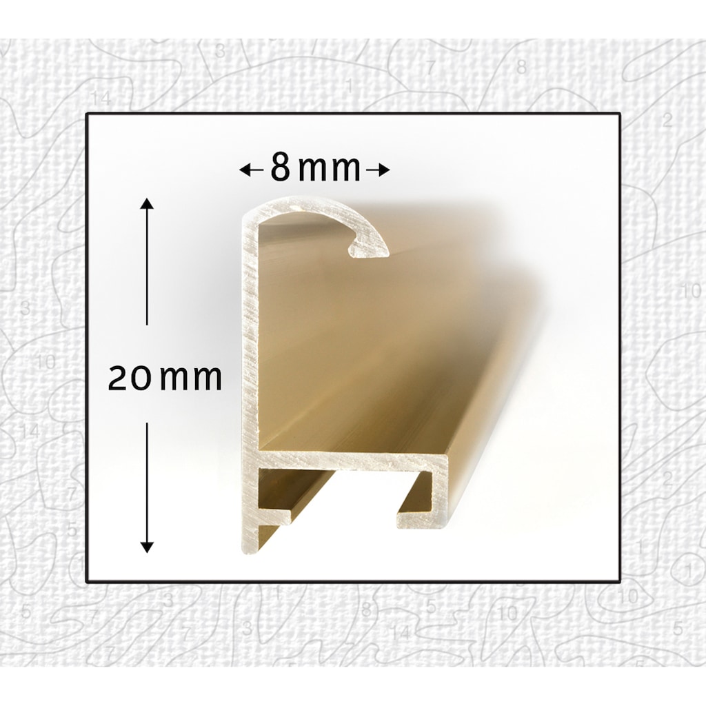 Schipper Bilderrahmen »Malen nach Zahlen, 40x80 cm, goldfarben«