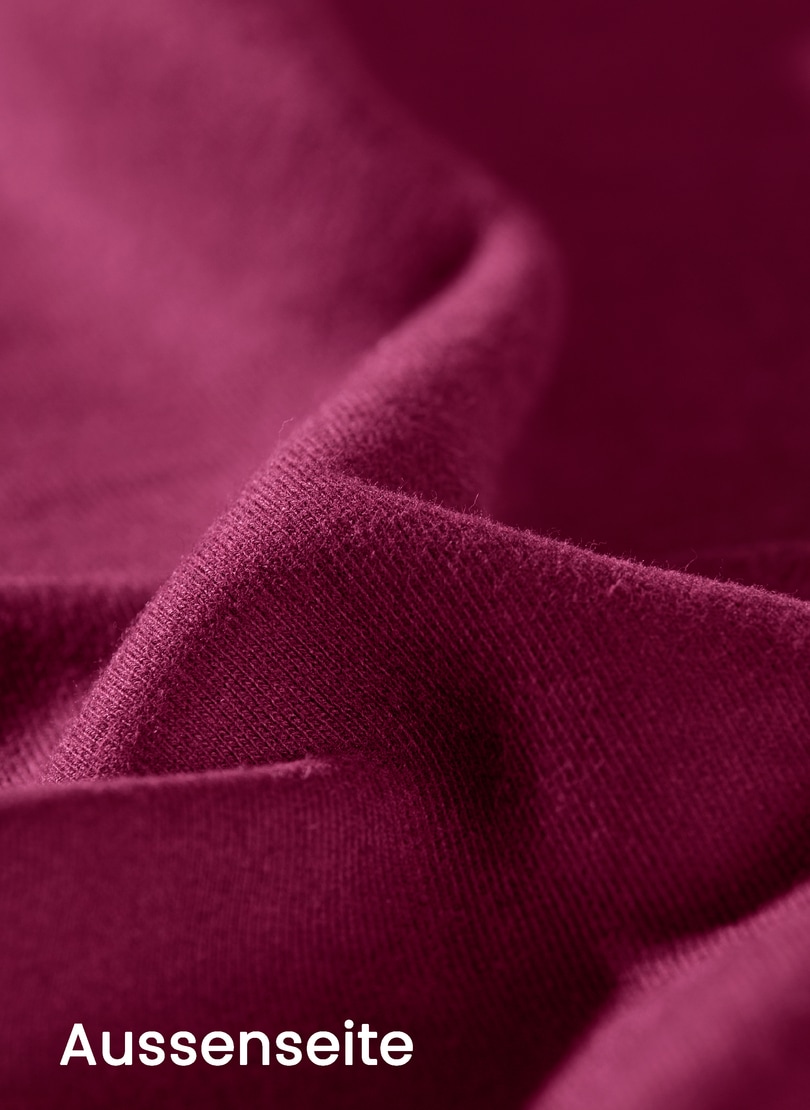 Trigema Sweatshirt mit angerauter ▷ »TRIGEMA kaufen BAUR | Innenseite« Sweatshirt