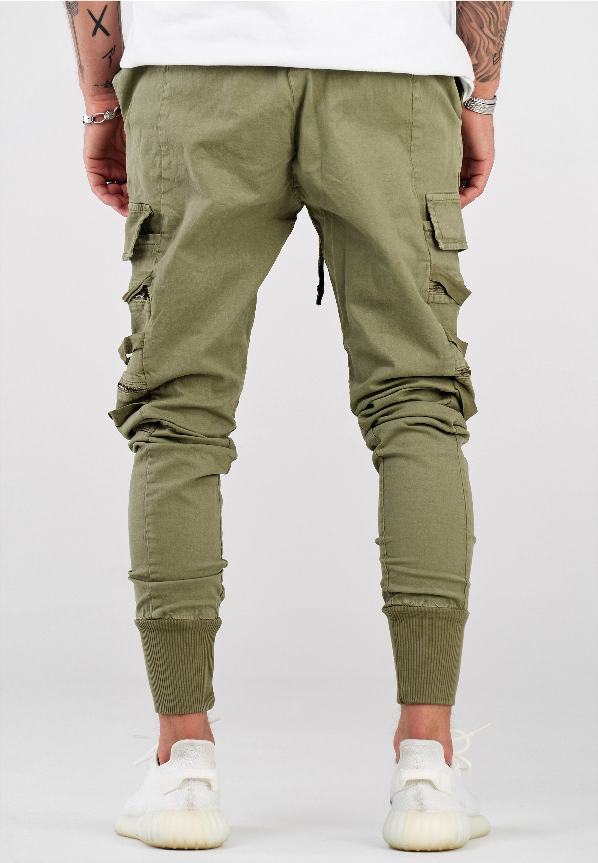 2Y Premium Cargohose »B5194«, mit elastischem Bund