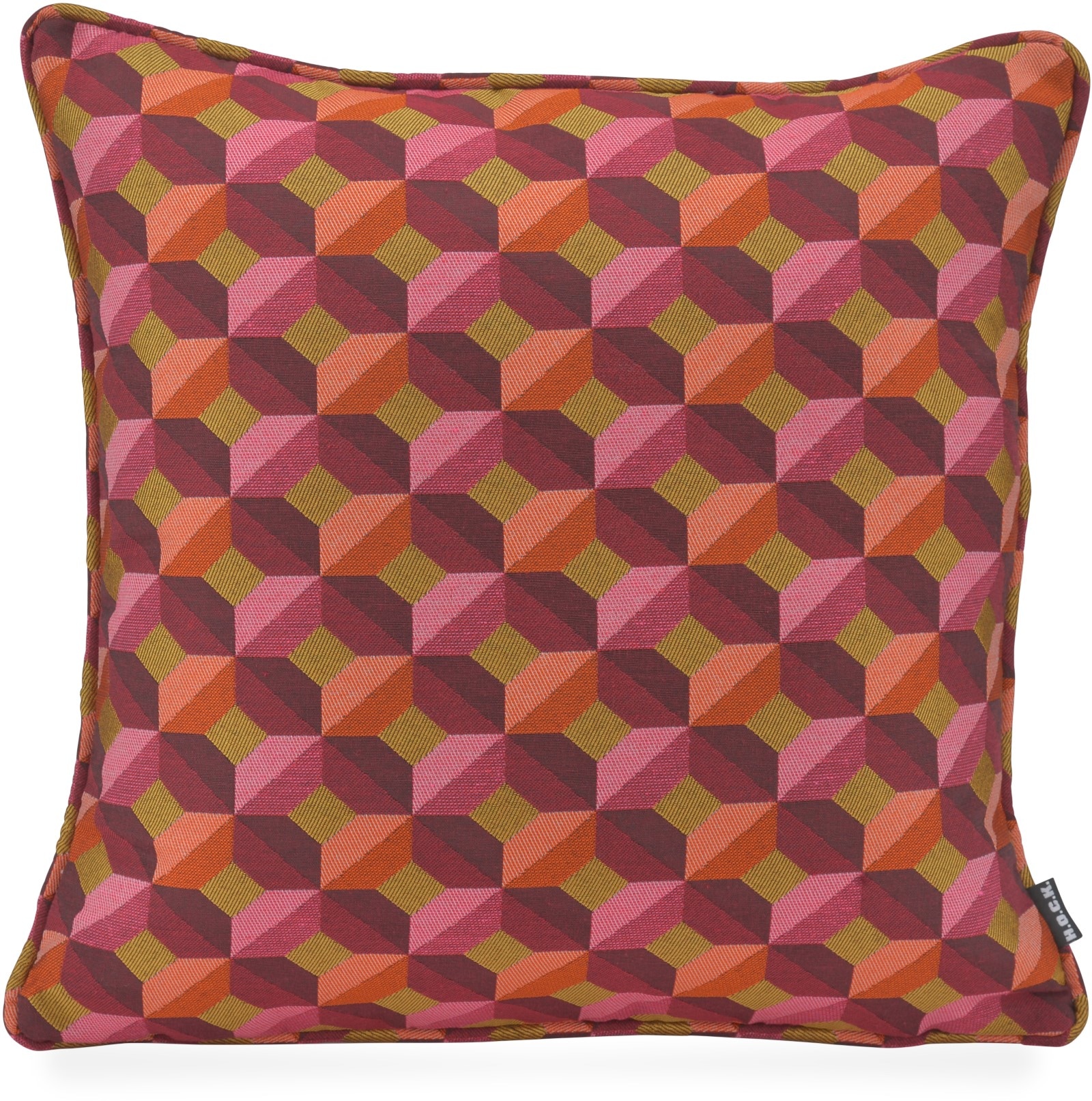 Dekokissen H.O.C.K., B:45cm H:10cm L:45cm, bunt, Polyester, Dekokissen_Sitzkissen_Kissenhüllen, "H.O.C.K. Paoletta"