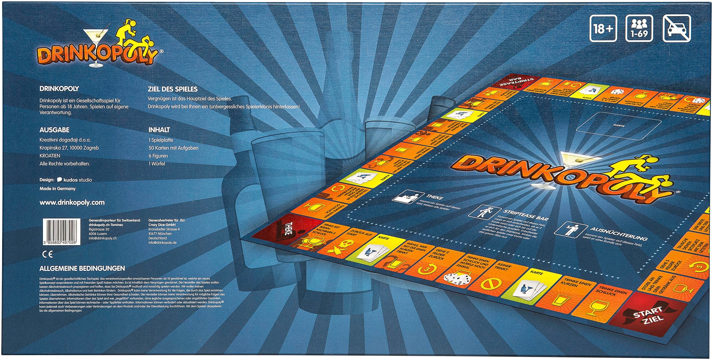 Spiel »Drinkopoly«, Made in Germany