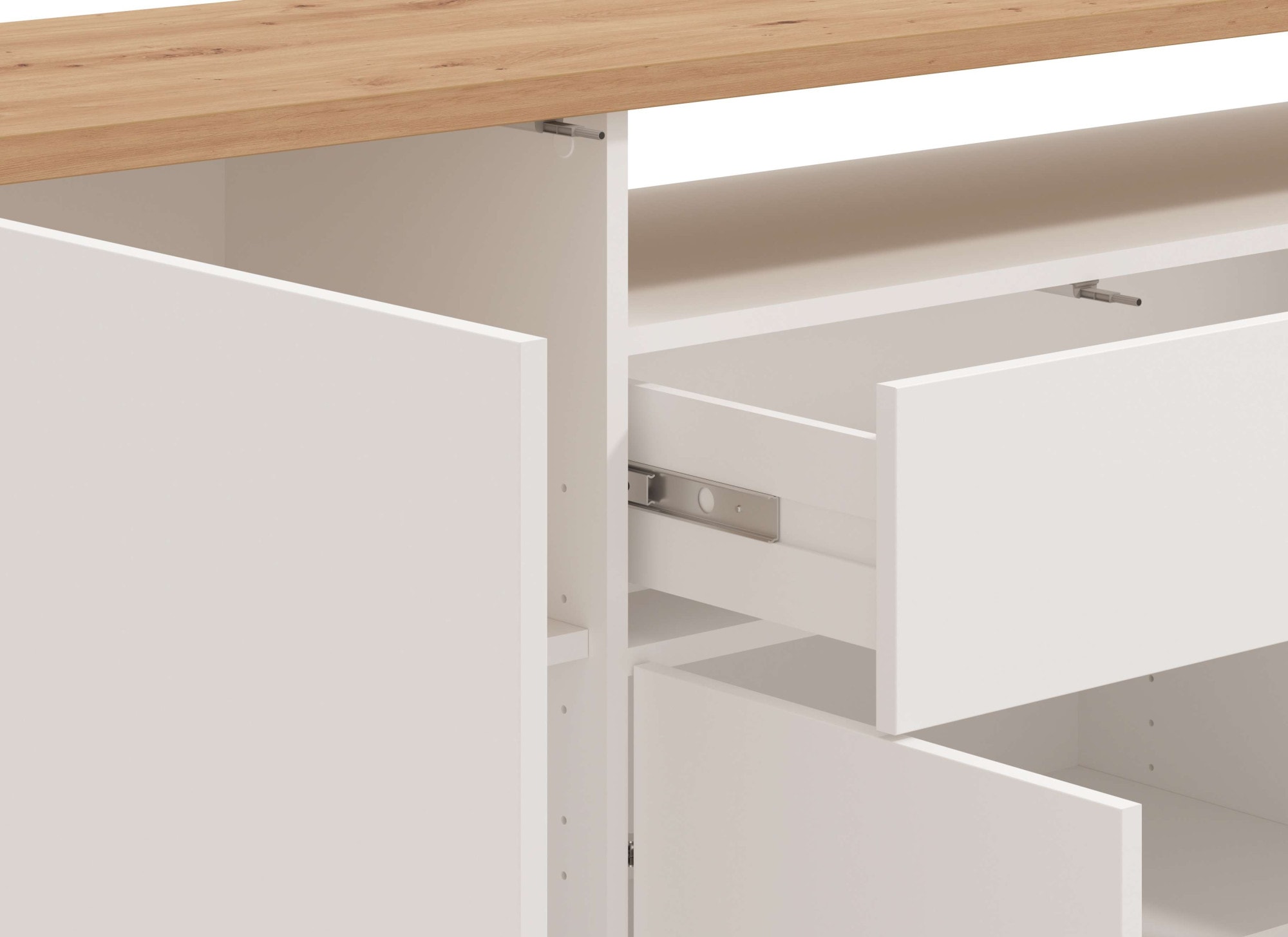INOSIGN Sideboard »Aterno Kommode, Anrichte«, Breite 179,5 cm, mit Push-to-Open Funktion