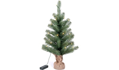 Künstlicher Weihnachtsbaum »LED-Tannenbaum, künstlicher Christbaum, Höhe ca. 60 cm«,...