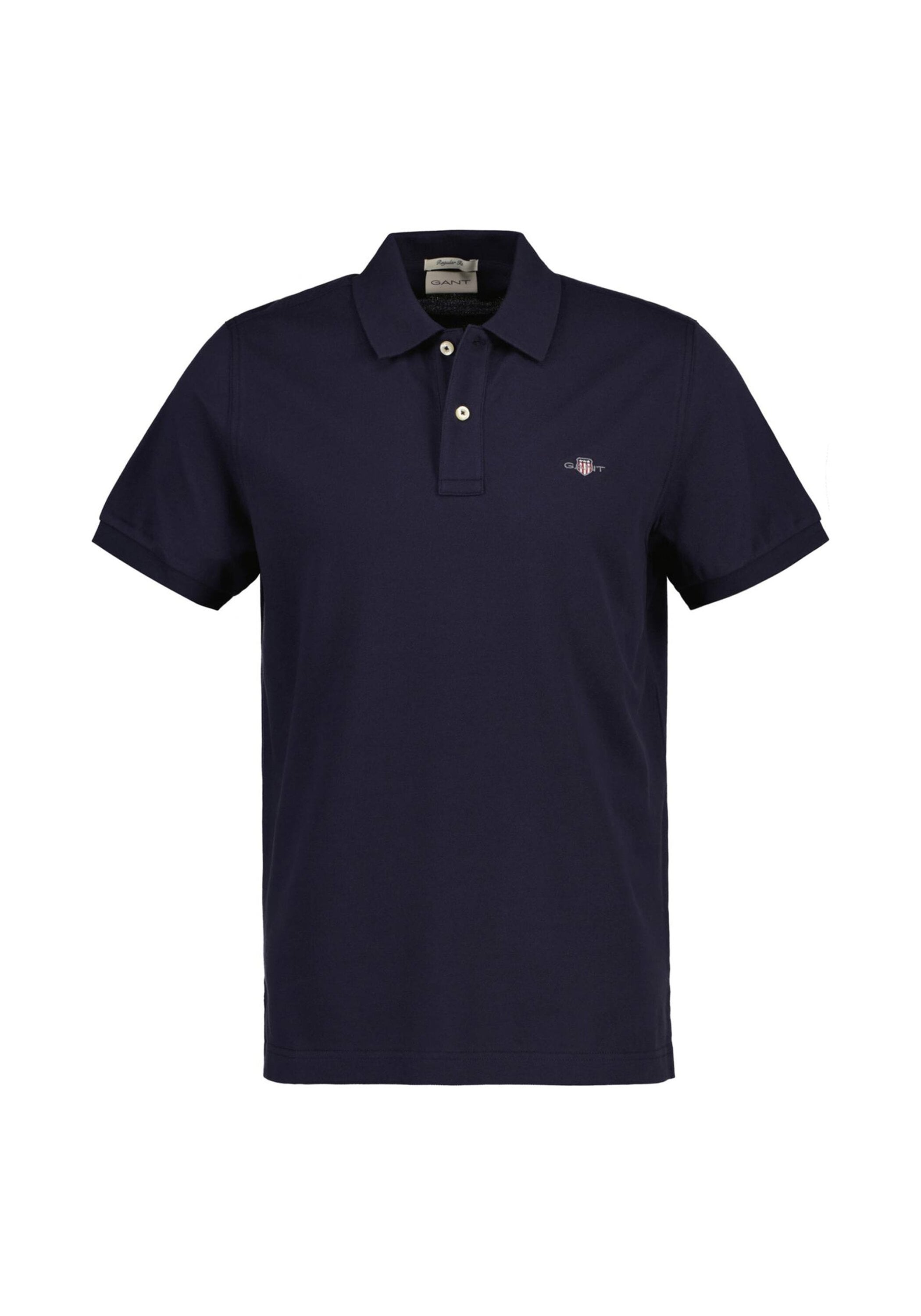 Gant Polo à Manches Courtes Reg Shield Evening Blue 3XL Homme
