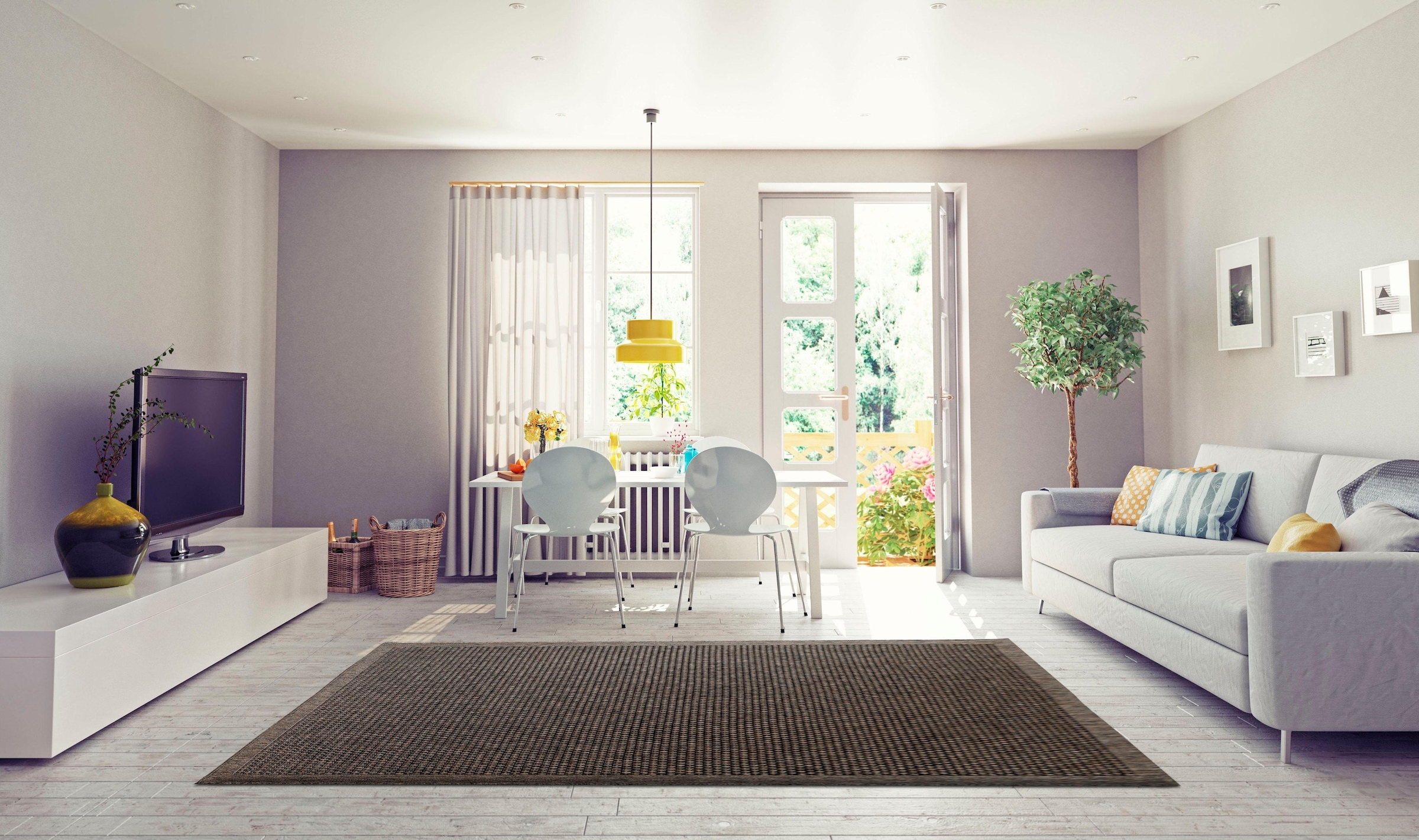 Teppich »Gero«, rechteckig, In- und Outdoor geeignet, Wohnzimmer