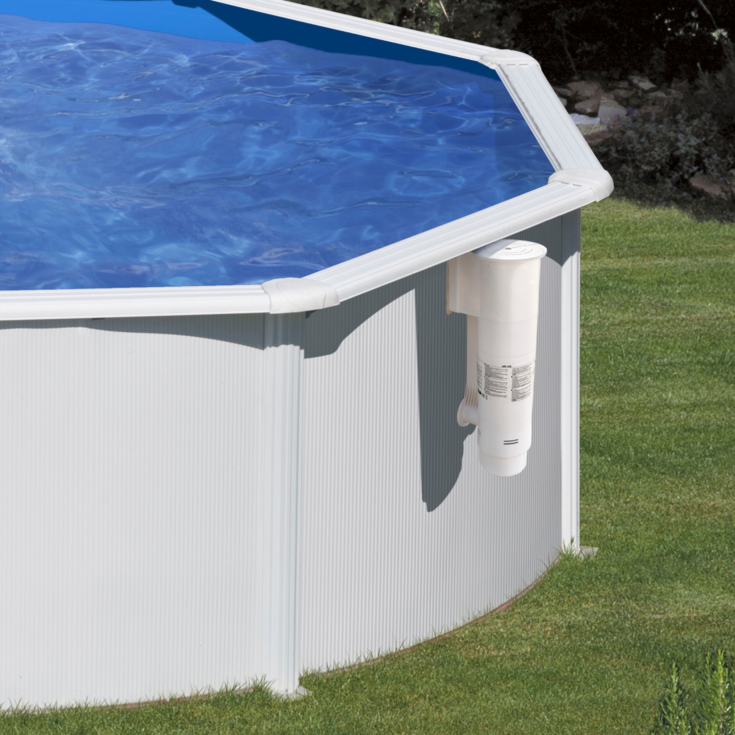 Gre Rundpool »BORA BORA inkl. Sicherheitsleiter«, (Set, 5 tlg.), Höhe: 120 cm, in versch. Größen erhältlich