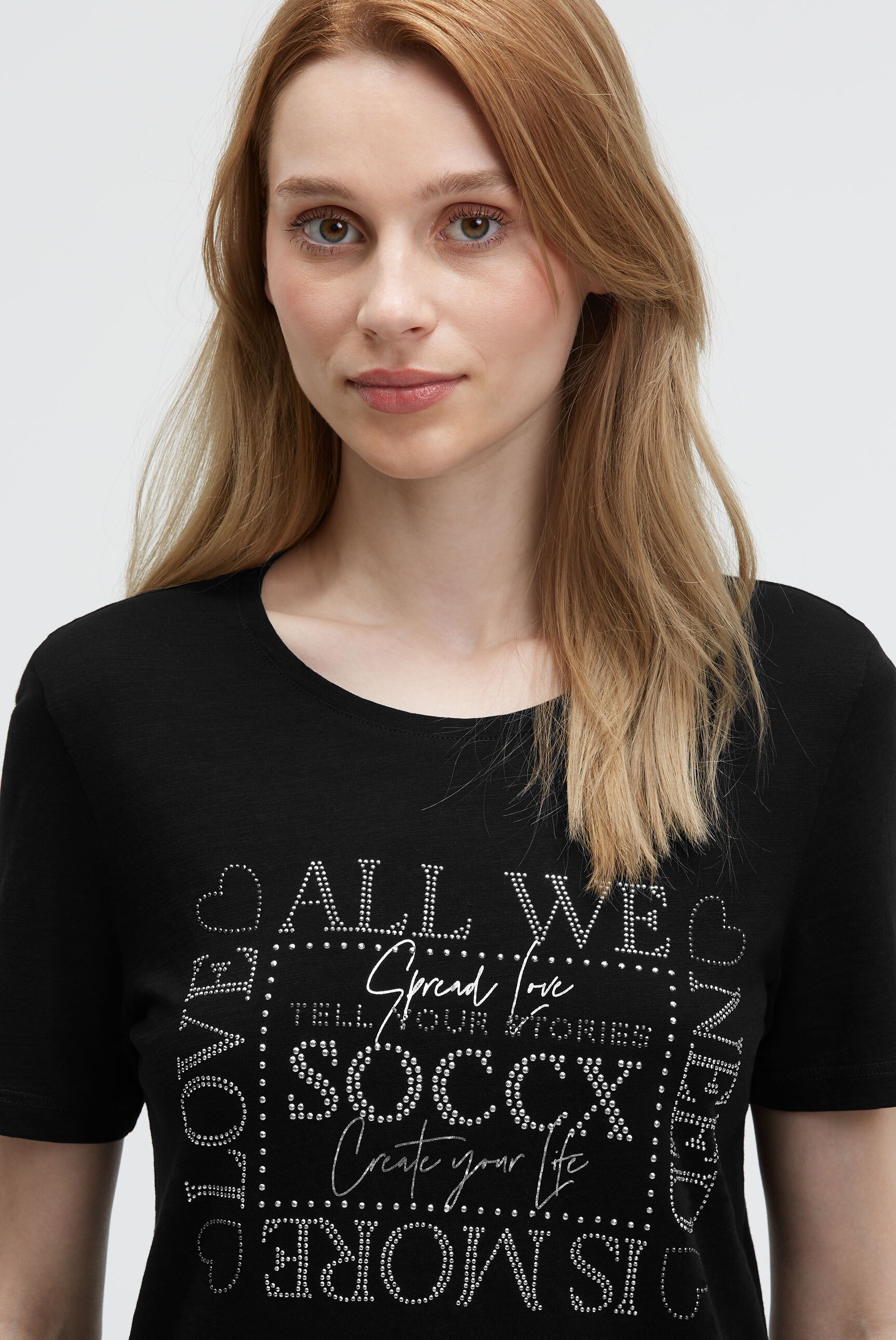 SOCCX Rundhalsshirt aus Baumwolle