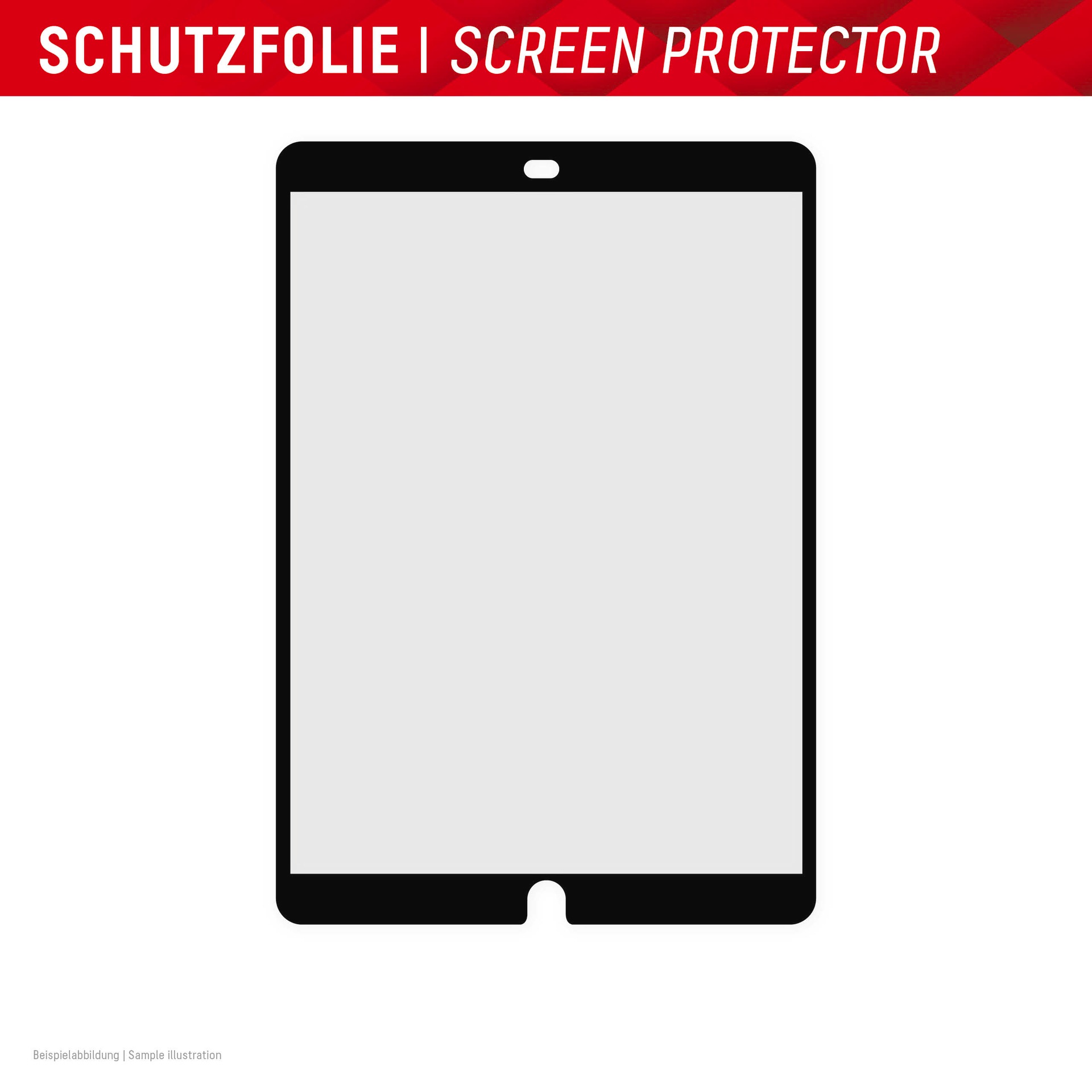 Displex Displayschutzfolie »Tablet PaperSense«, für Apple iPad (7./8./9. Gen.)-Apple iPad Air (3. Gen.), Schreiben wie auf Papier