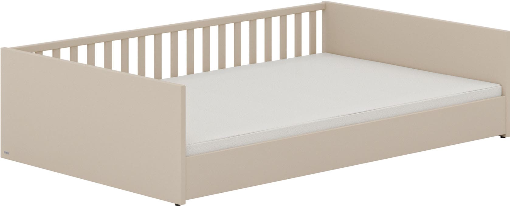 PAIDI Kinderbett »LITTLE FLO, vom Baby bis zum Teeni, in mehreren Farben und Breiten«, (Breite/Länge: 90x200cm + 120X200cm +140x200cm), umbaubar zum Kinder- oder Jugendbett, Bodenbett auch als Sofa nutzbar