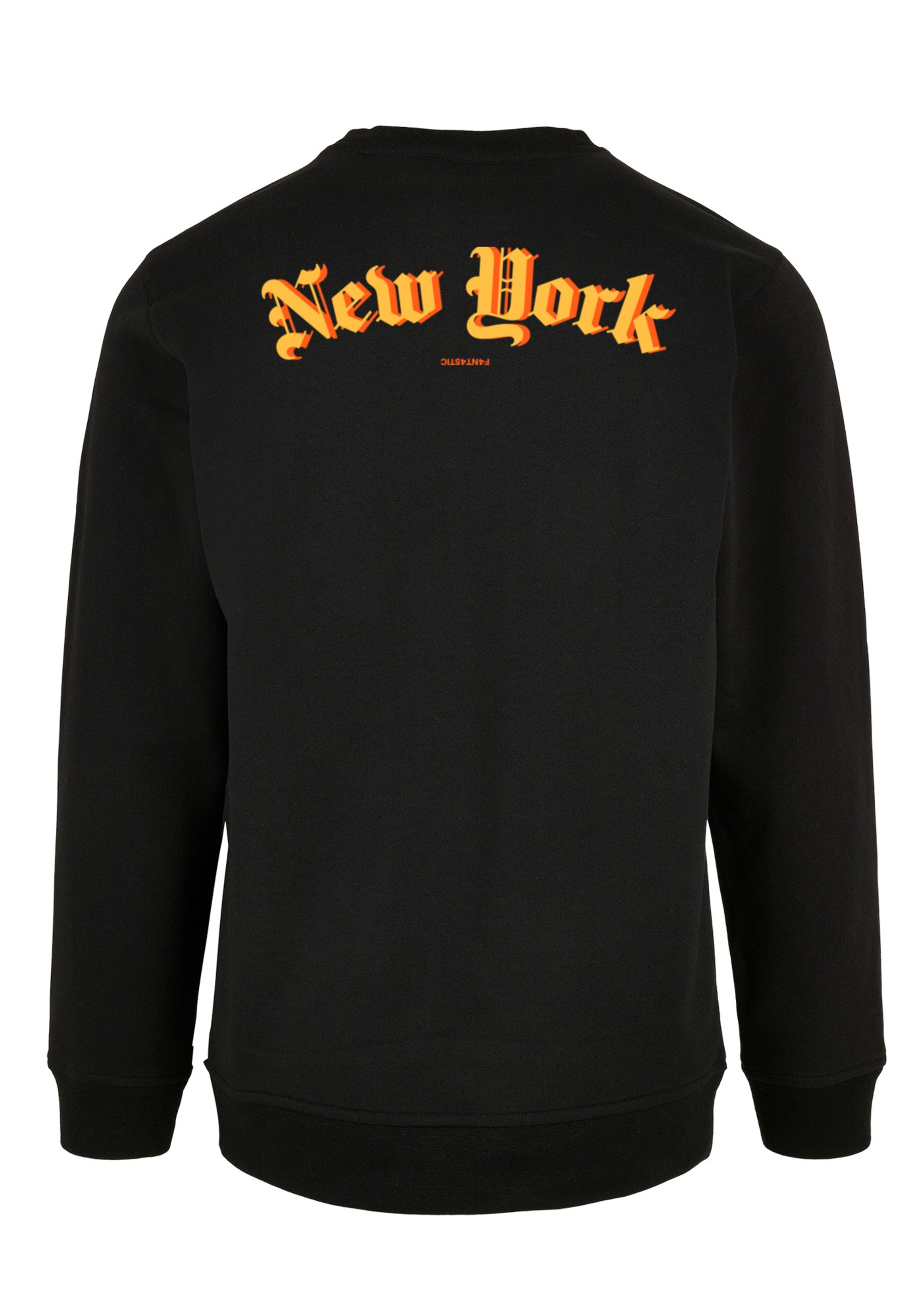 F4NT4STIC Kapuzenpullover »New York Orange CREW«, Print