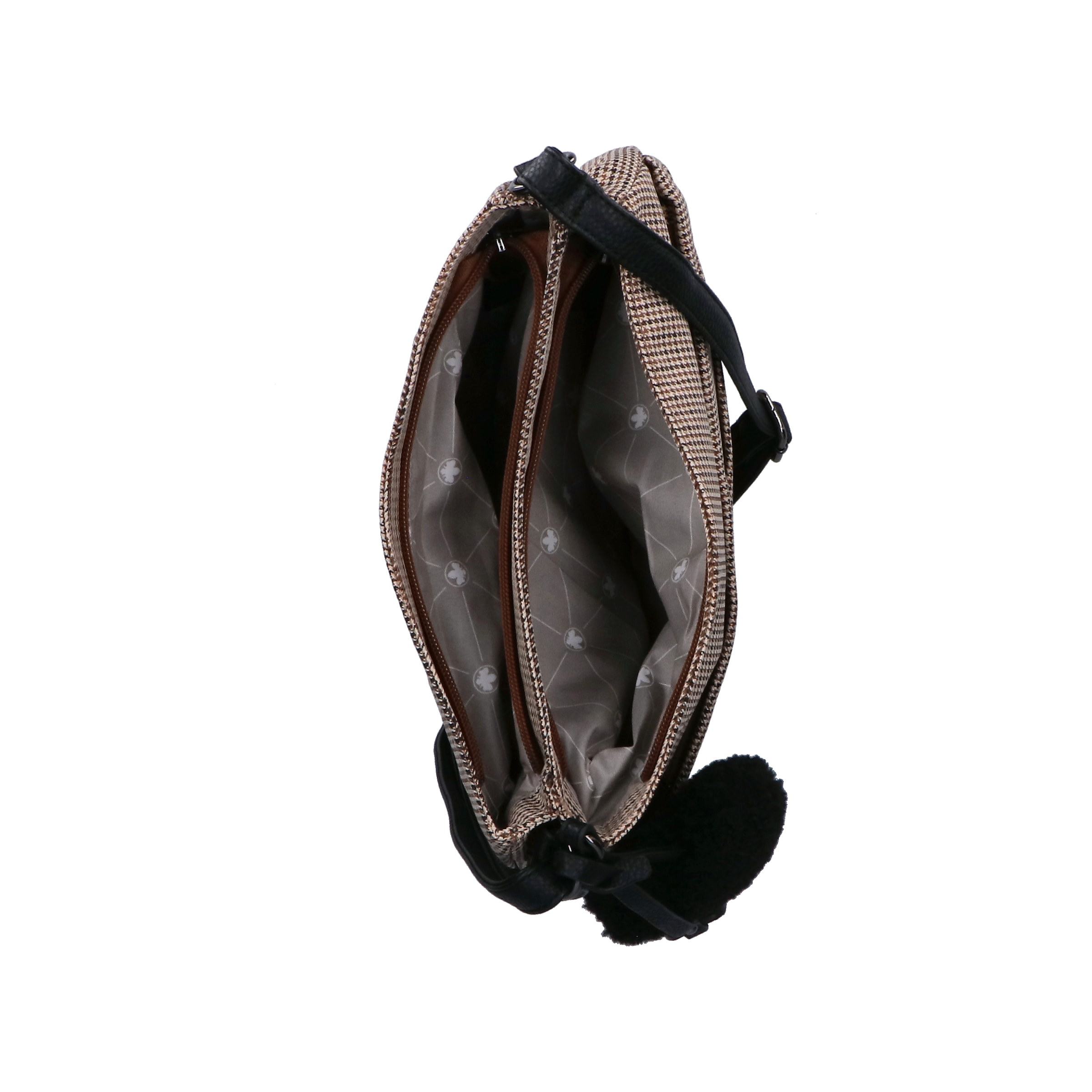 Rieker Umhängetasche, Schultertasche, Damen Handtasche mit zwei Hauptfächern