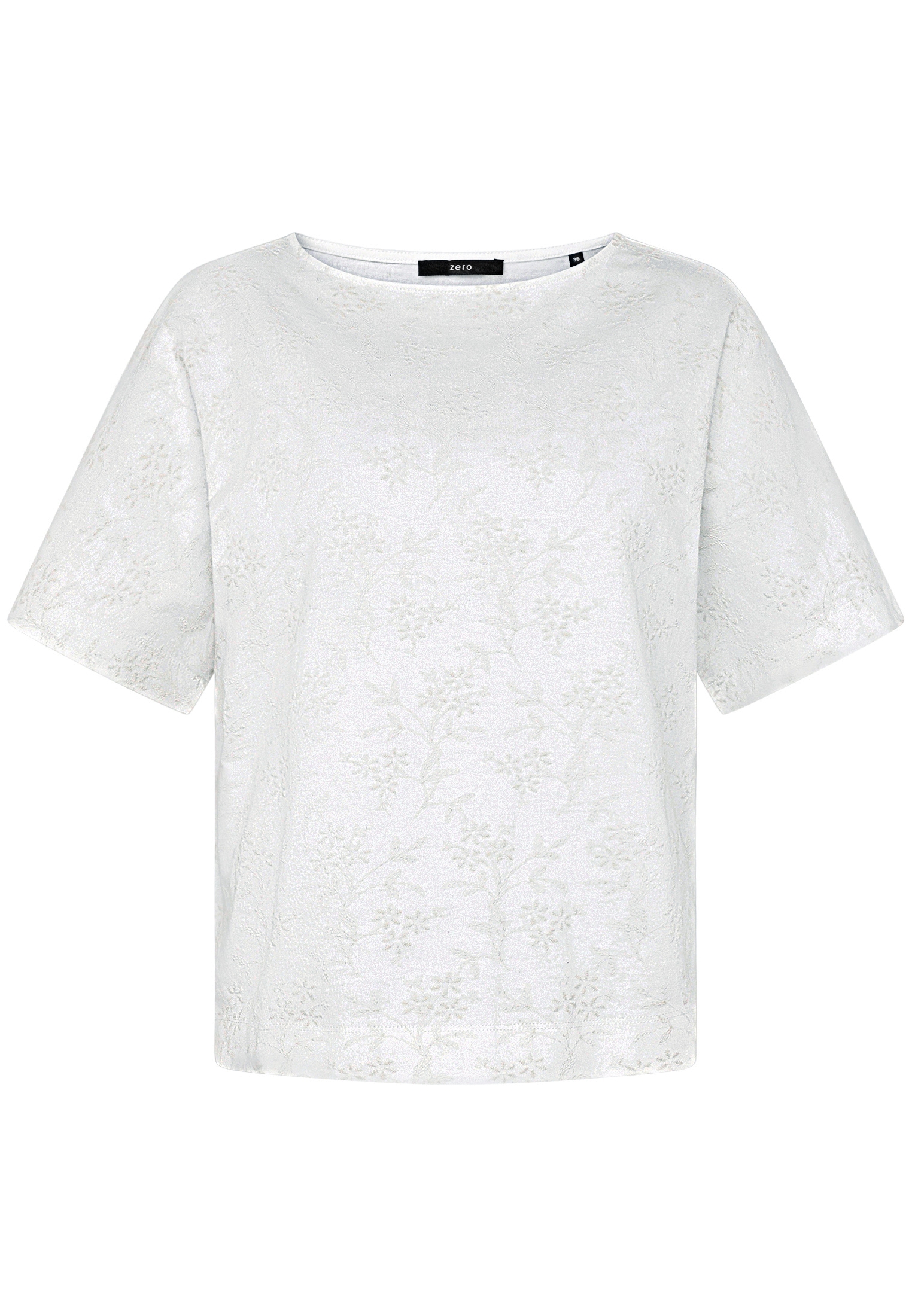 Zero Kurzarmshirt »Damen mit Stickerei« 1 Stickerei