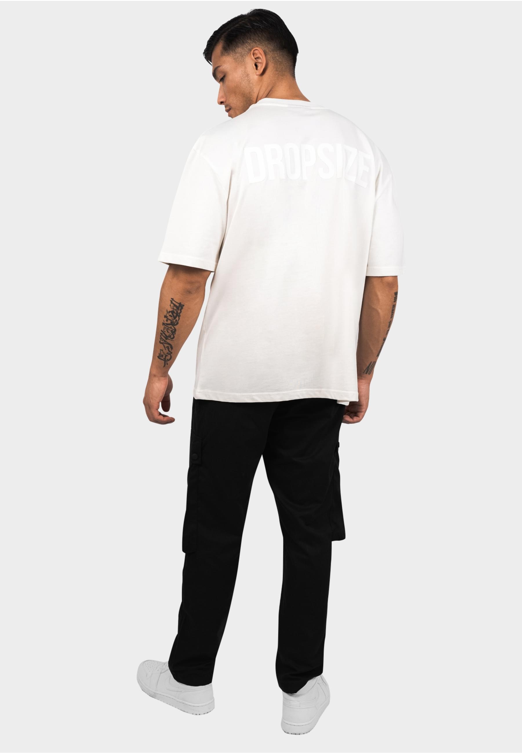 Dropsize T-Shirt »Dropsize Herren Heavy Overisze HD Print T-Shirt«, (1 tlg.)