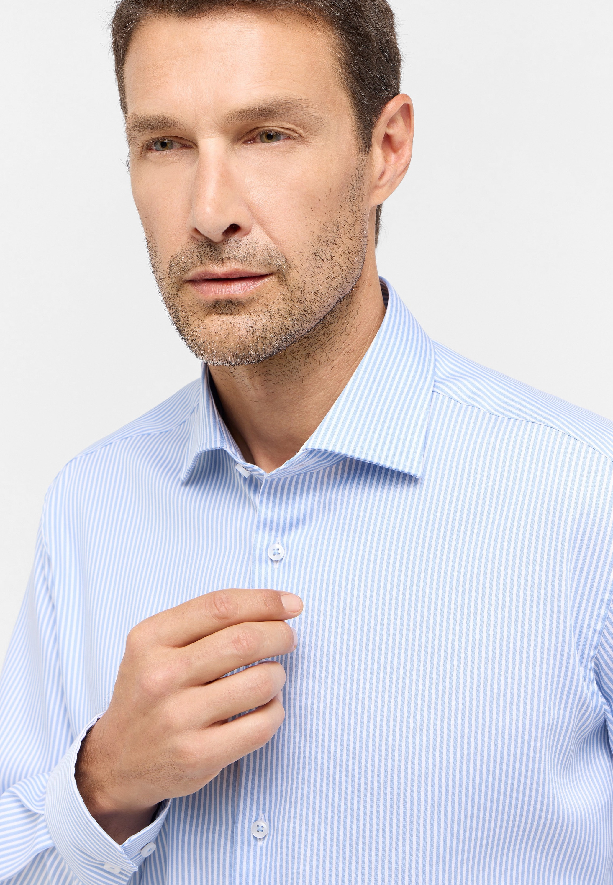 Eterna Langarmhemd »MODERN FIT« NON IRON (bügelfrei)