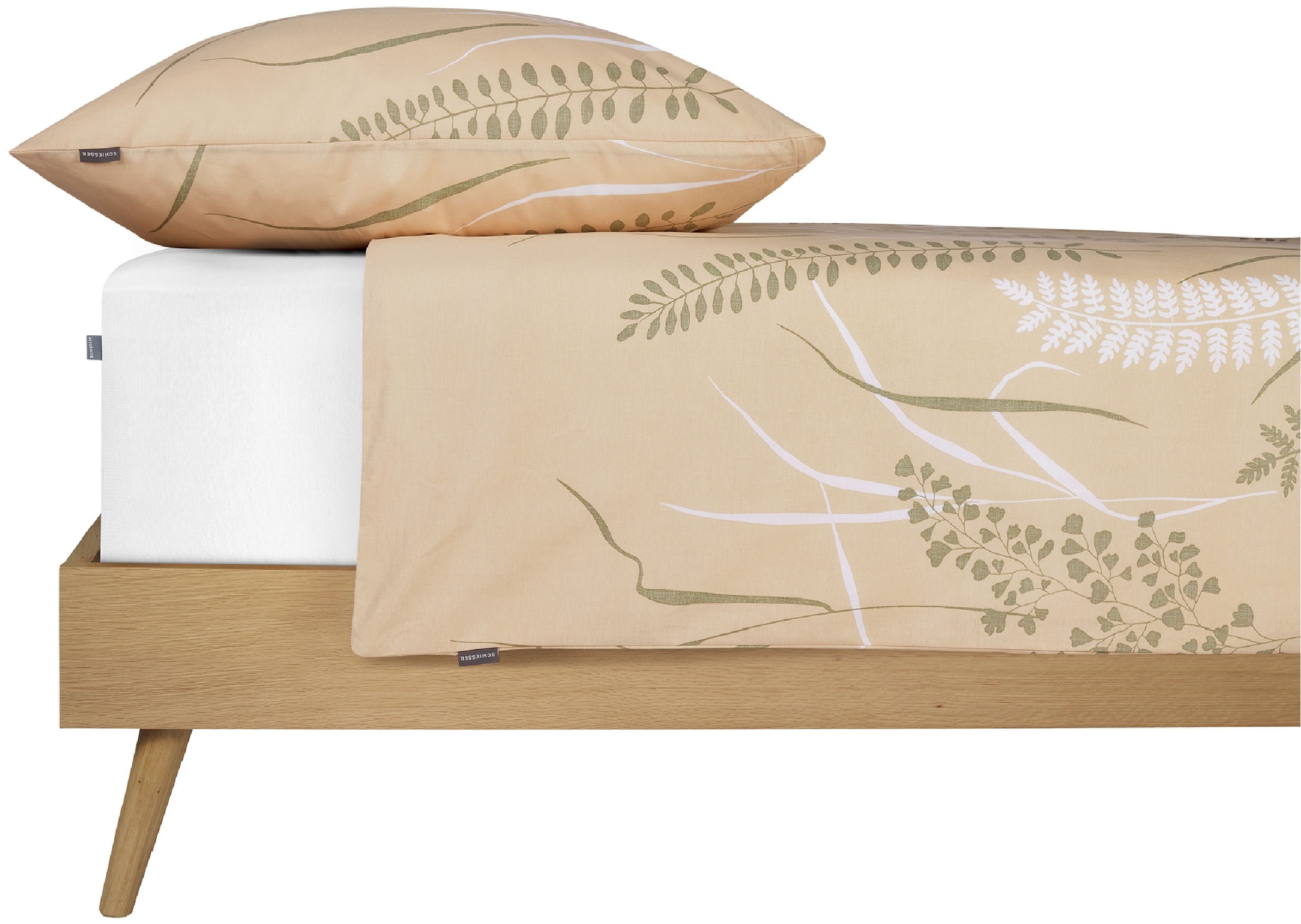 Thumbnail - Schiesser Bettwäsche "Annic aus weicher Baumwolle in floralem Dessin" 2 Stk. tlg. MADE IN GREEN by OEKO-TEX