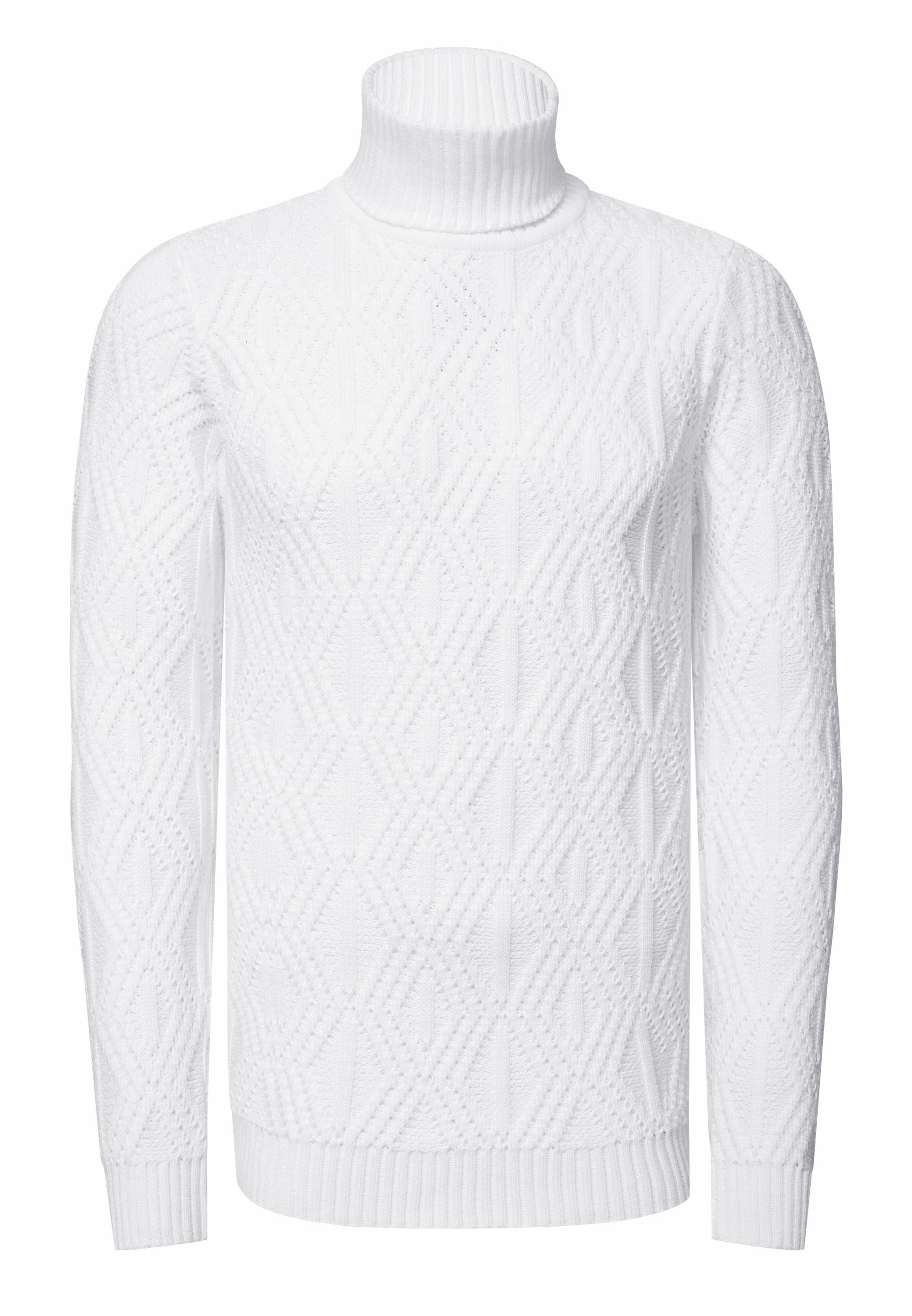Rusty Neal Rollkragenpullover, in modischem Design