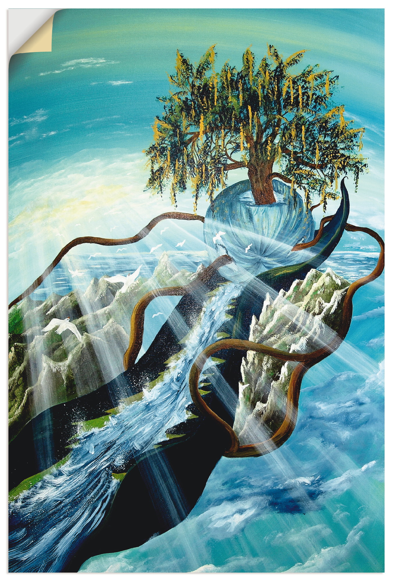 Artland Wandbild »Passo Giau in den Dolomiten«, Berge & Alpenbilder, (1  St.), als Alubild, Leinwandbild, Wandaufkleber oder Poster in versch.  Größen kaufen | BAUR | Poster
